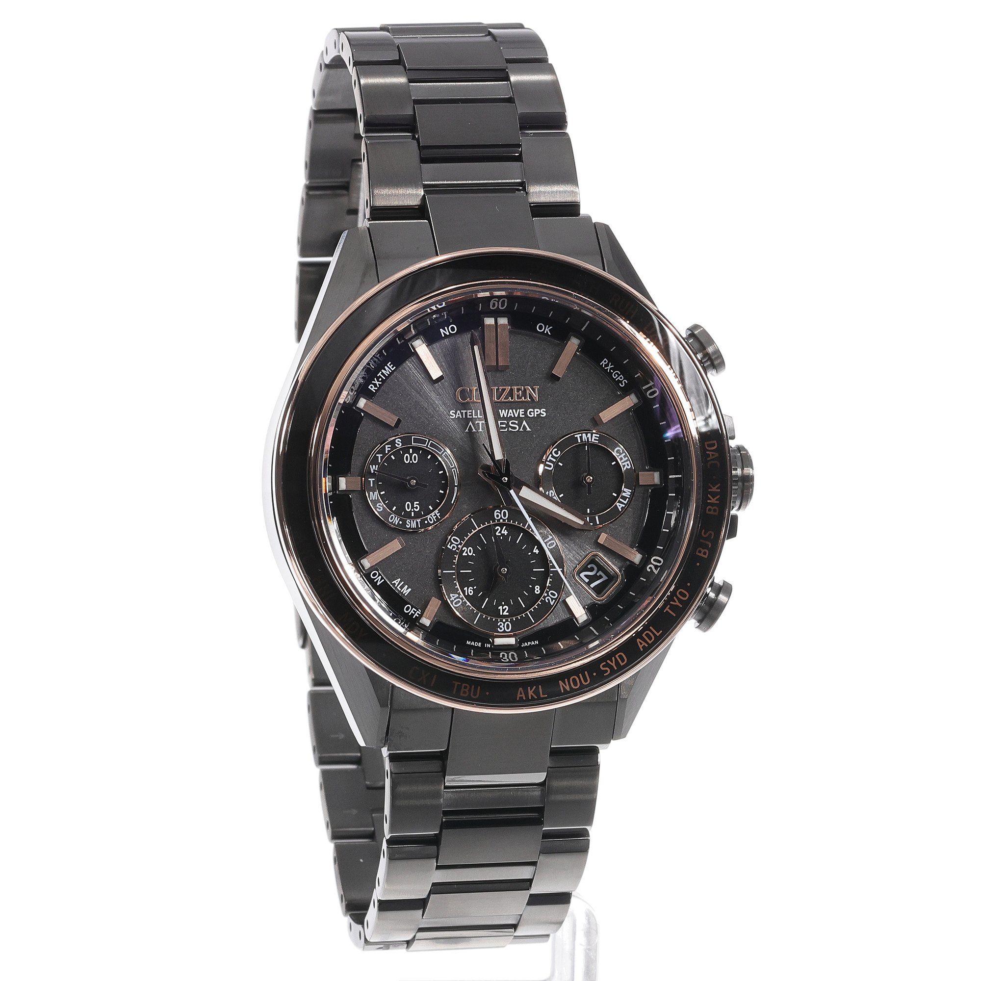 Citizen CC4074-61W Attesa Eco-Drive Satelite zegarek klasyczny Satellite Wave - miniatura 4
