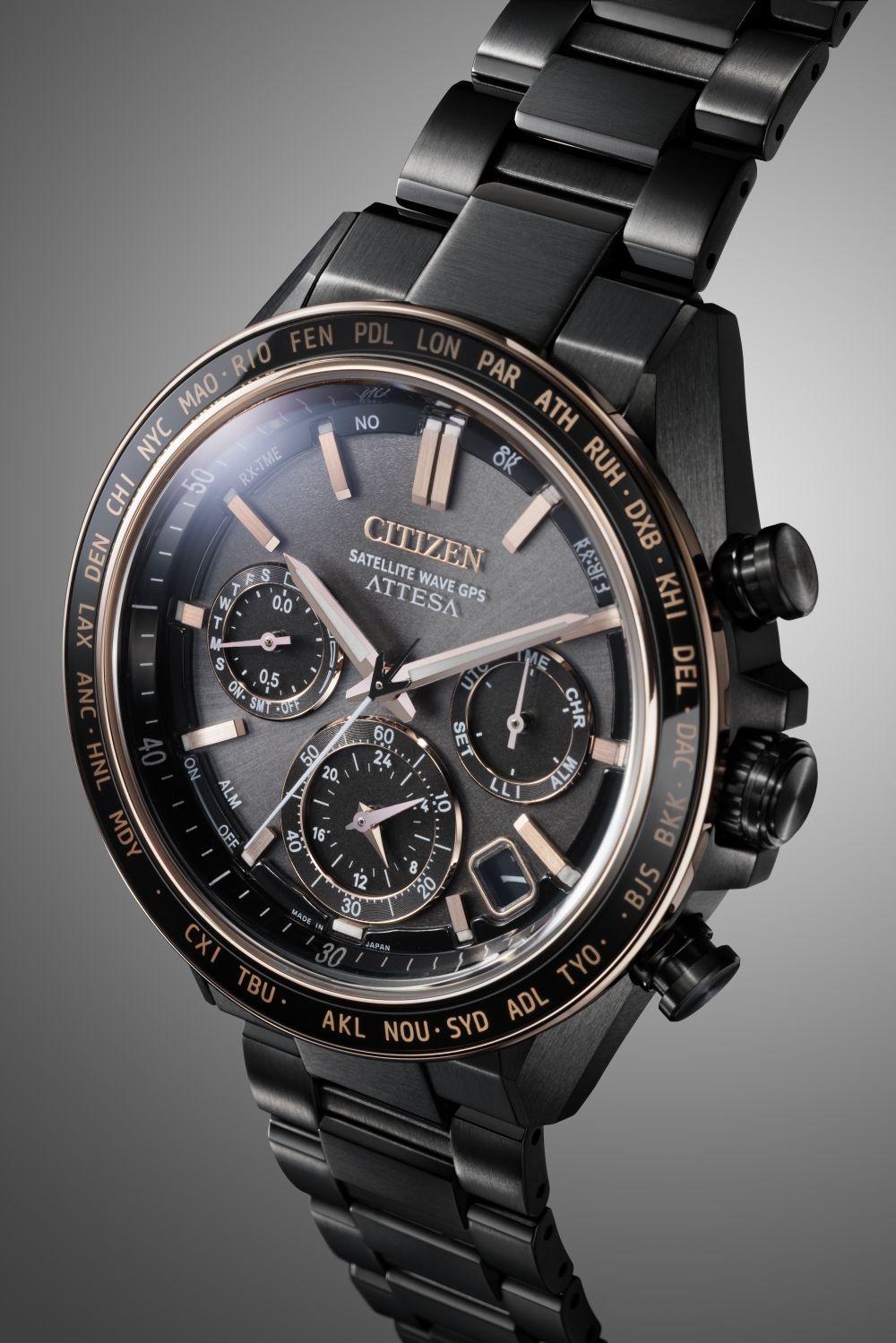 Citizen CC4074-61W Satellite Wave Attesa Eco-Drive Satelite zegarek męski klasyczny szafirowe - miniatura 8