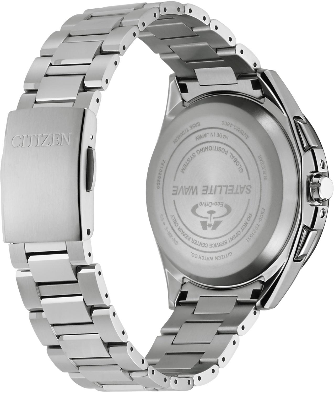 Citizen CC9015-54E zegarek srebrny luksusowy Radio Controlled bransoleta - miniatura 5
