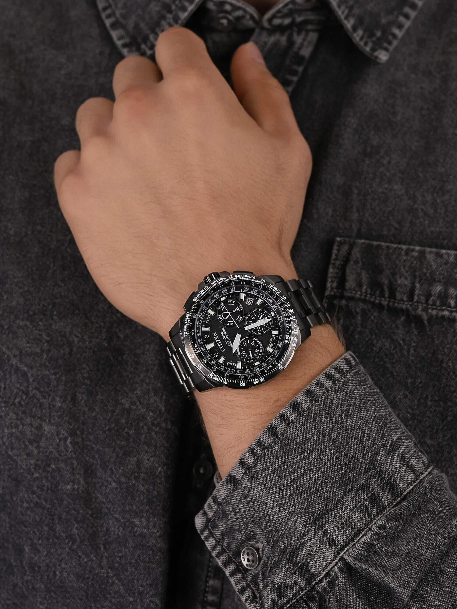 Citizen CC9025-51E zegarek srebrny luksusowy Promaster bransoleta - miniatura 3