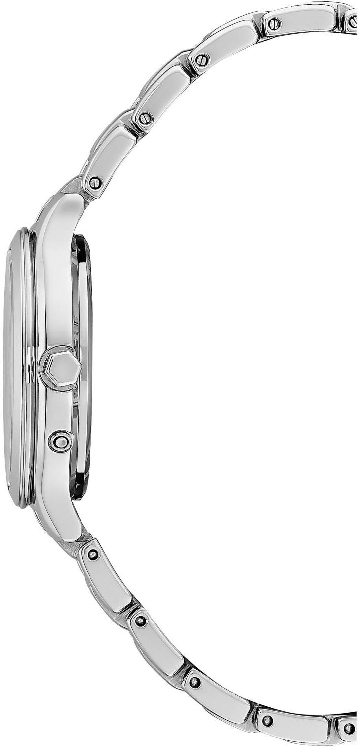 Citizen EC1170-85E zegarek srebrny klasyczny Radio Controlled bransoleta - miniatura 5