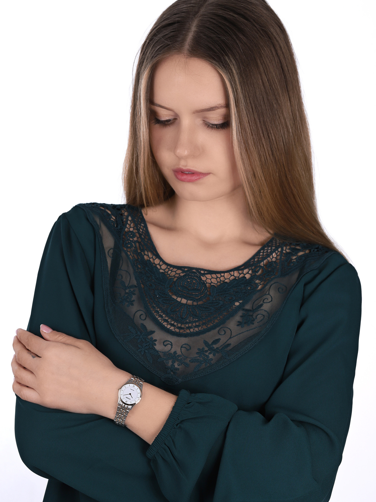 Citizen EG3225-54A zegarek srebrny elegancki Elegance bransoleta - miniatura 2