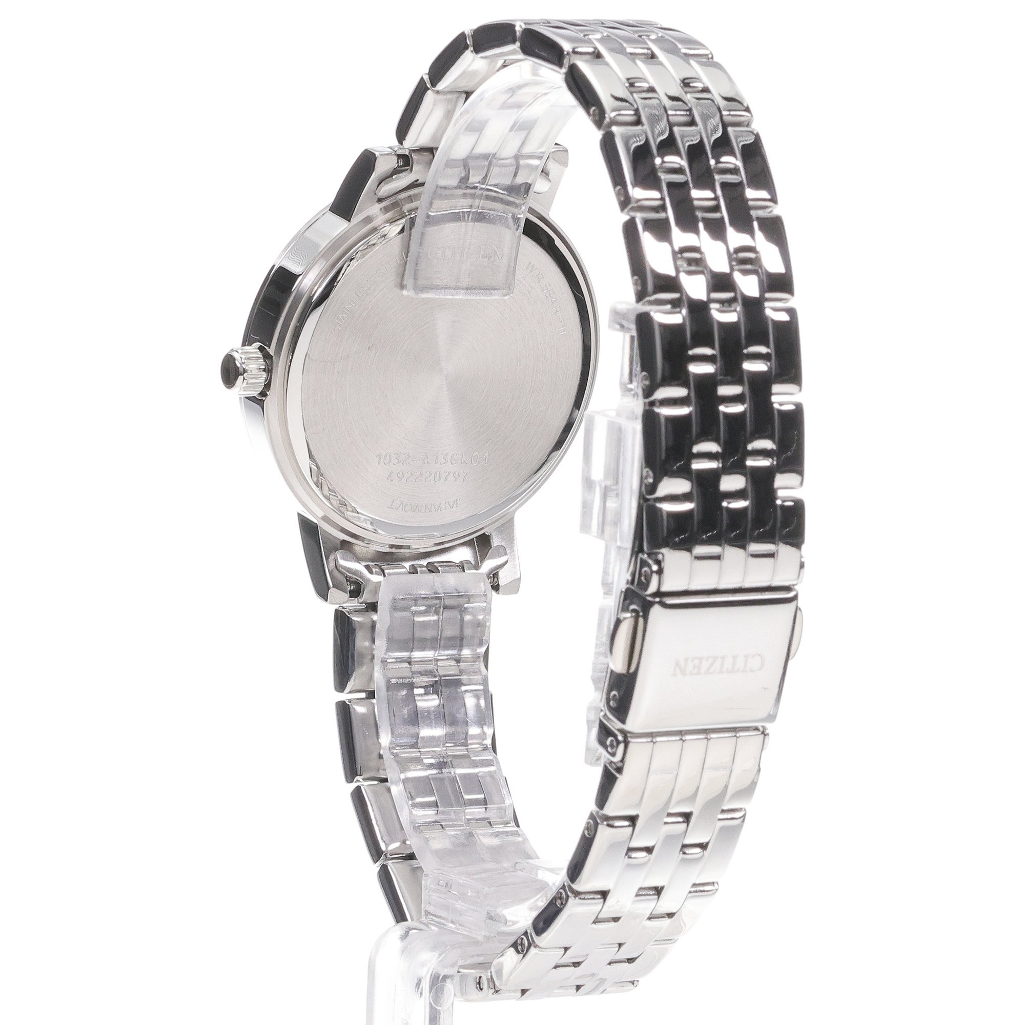 Citizen EL3100-55X zegarek srebrny elegancki Lady bransoleta