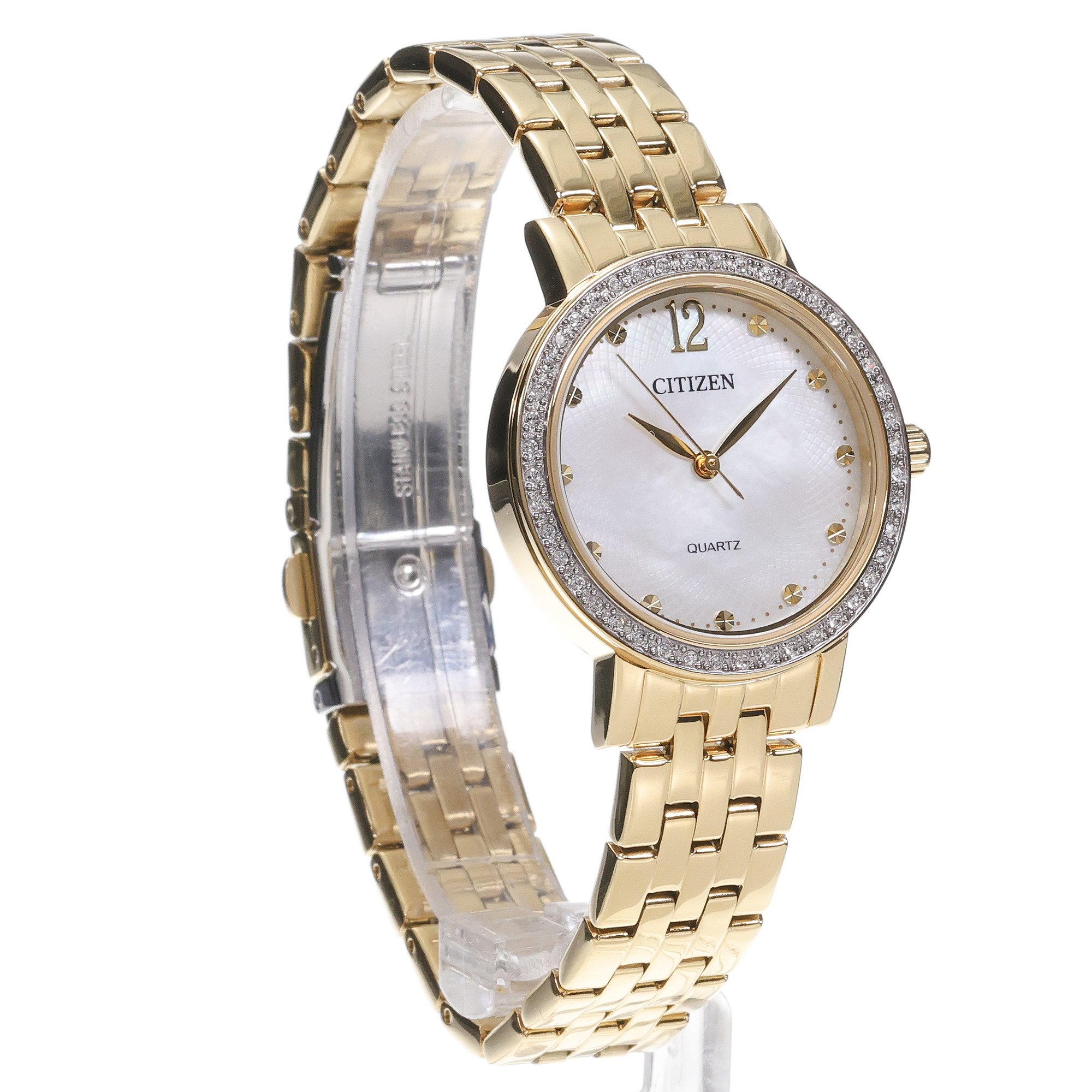 Citizen EL3102-50D zegarek złoty elegancki Lady bransoleta - miniatura 3