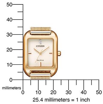 Citizen EM0493-85P Ecodrive zegarek damski klasyczny mineralne - miniatura 8