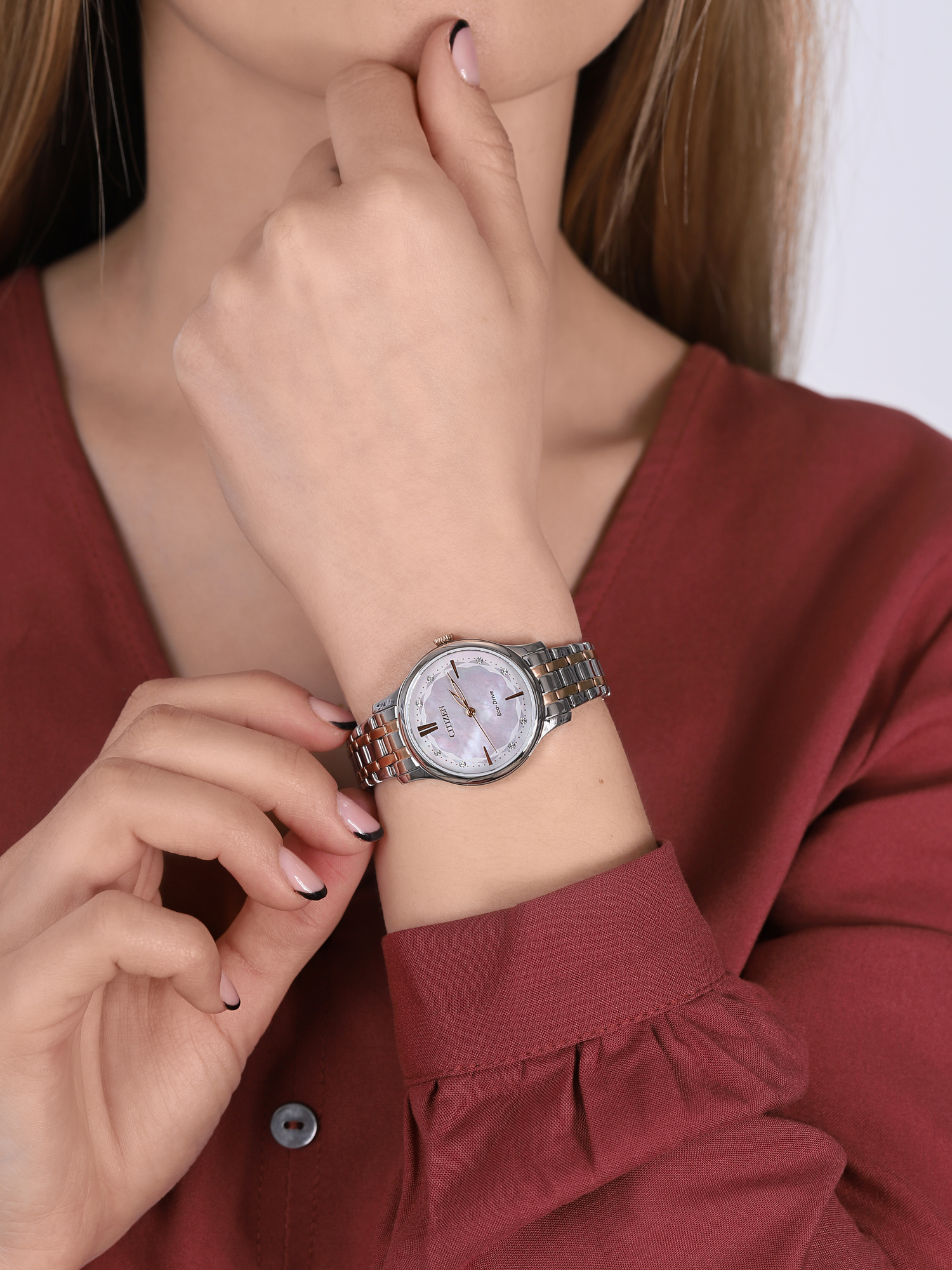Citizen EM0896-89Y zegarek srebrny klasyczny Elegance bransoleta - miniatura 3