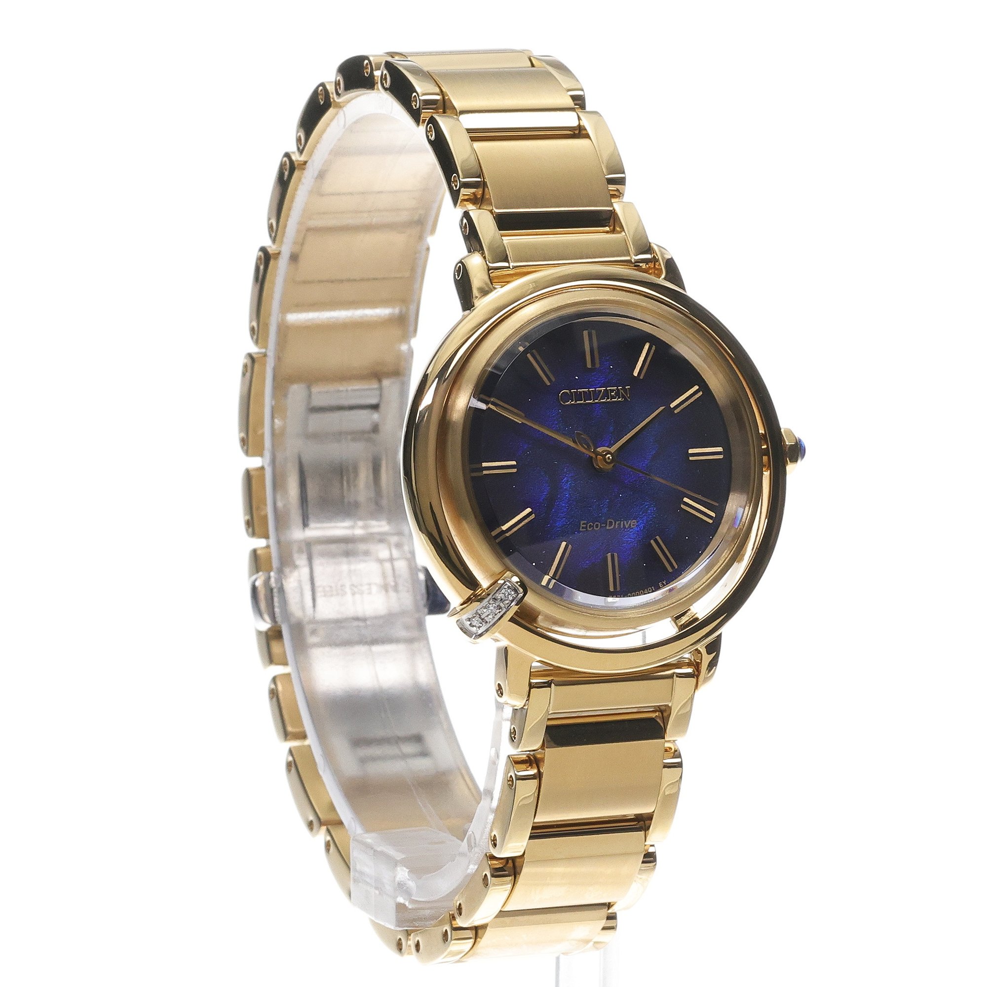 Citizen EM1099-57L L ARCLY Limited Edition Solar Eco-Drive Watch Damskie biżuteryjny zegarek złoty