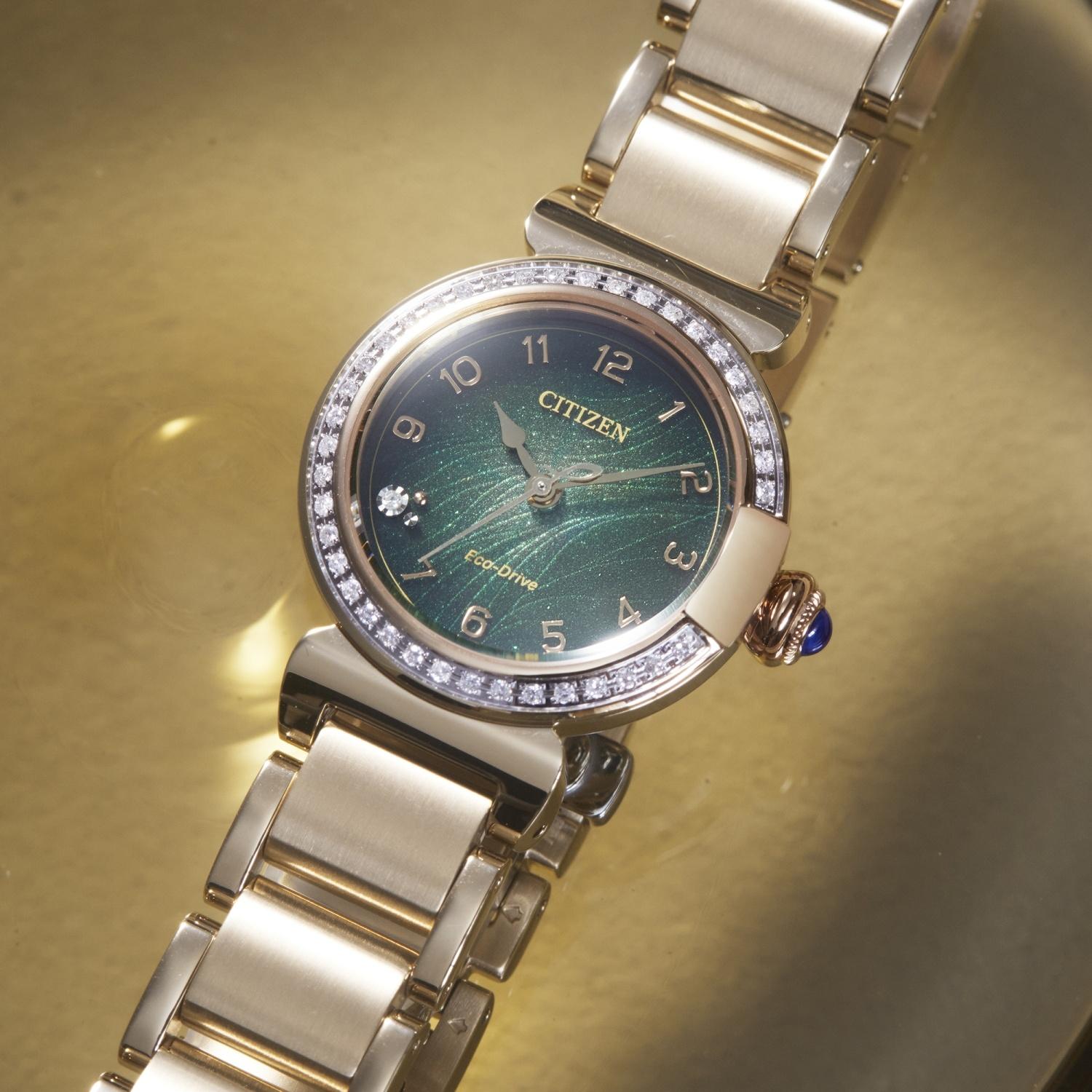 Citizen EM1123-62X zegarek damski Damskie różowe złoto - miniatura 12