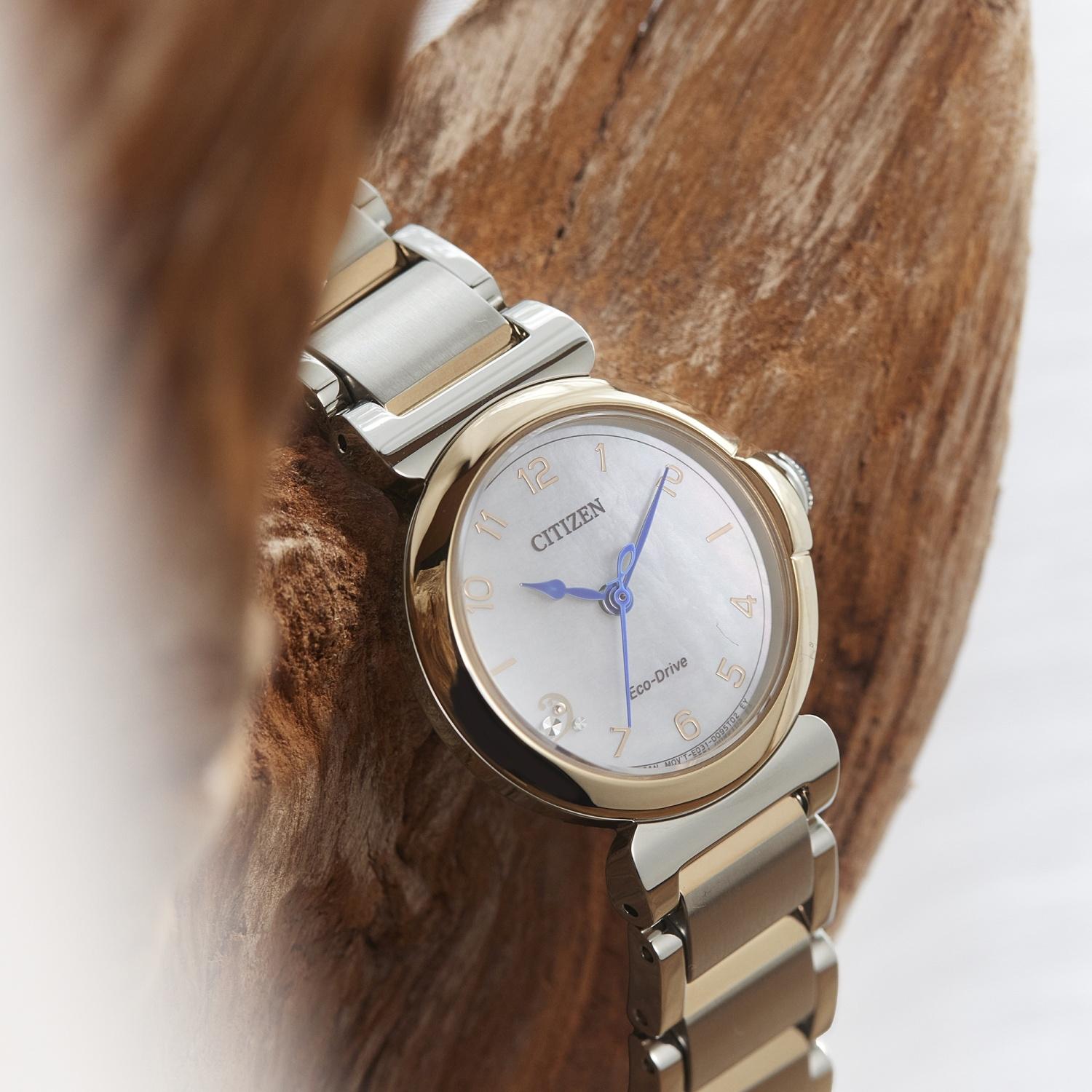 Citizen EM1136-87D zegarek damski Ecodrive różowe złoto - miniatura 12