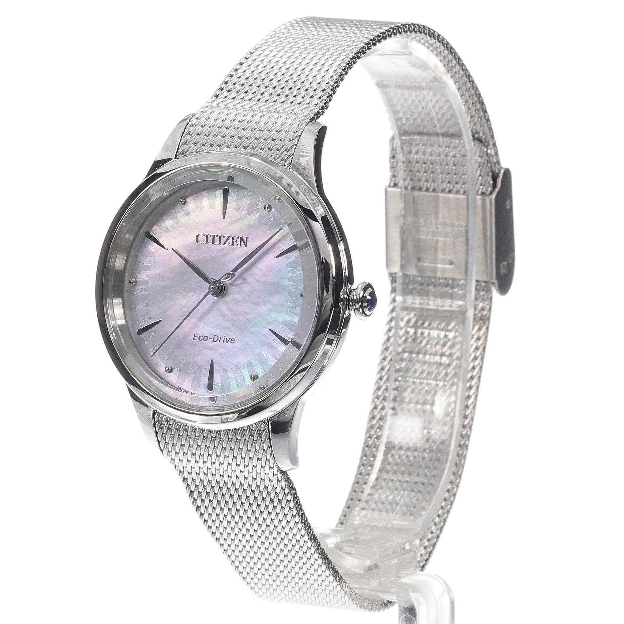 Citizen EM1150-86D damski zegarek Ecodrive bransoleta