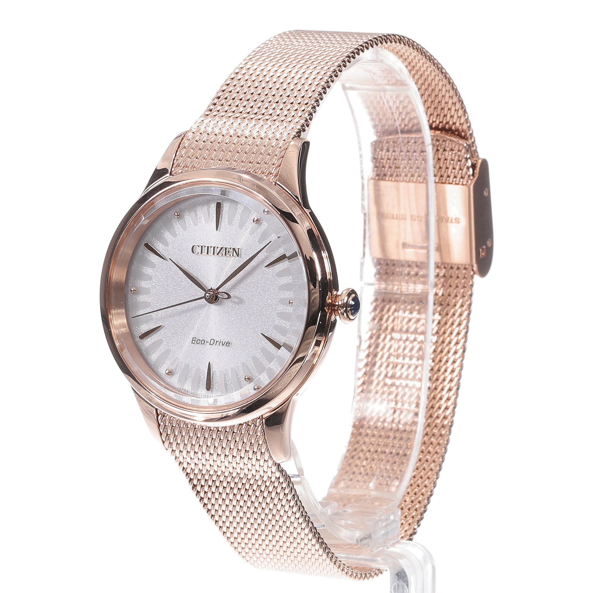 Citizen EM1153-88A damski zegarek Ecodrive bransoleta - miniatura 5