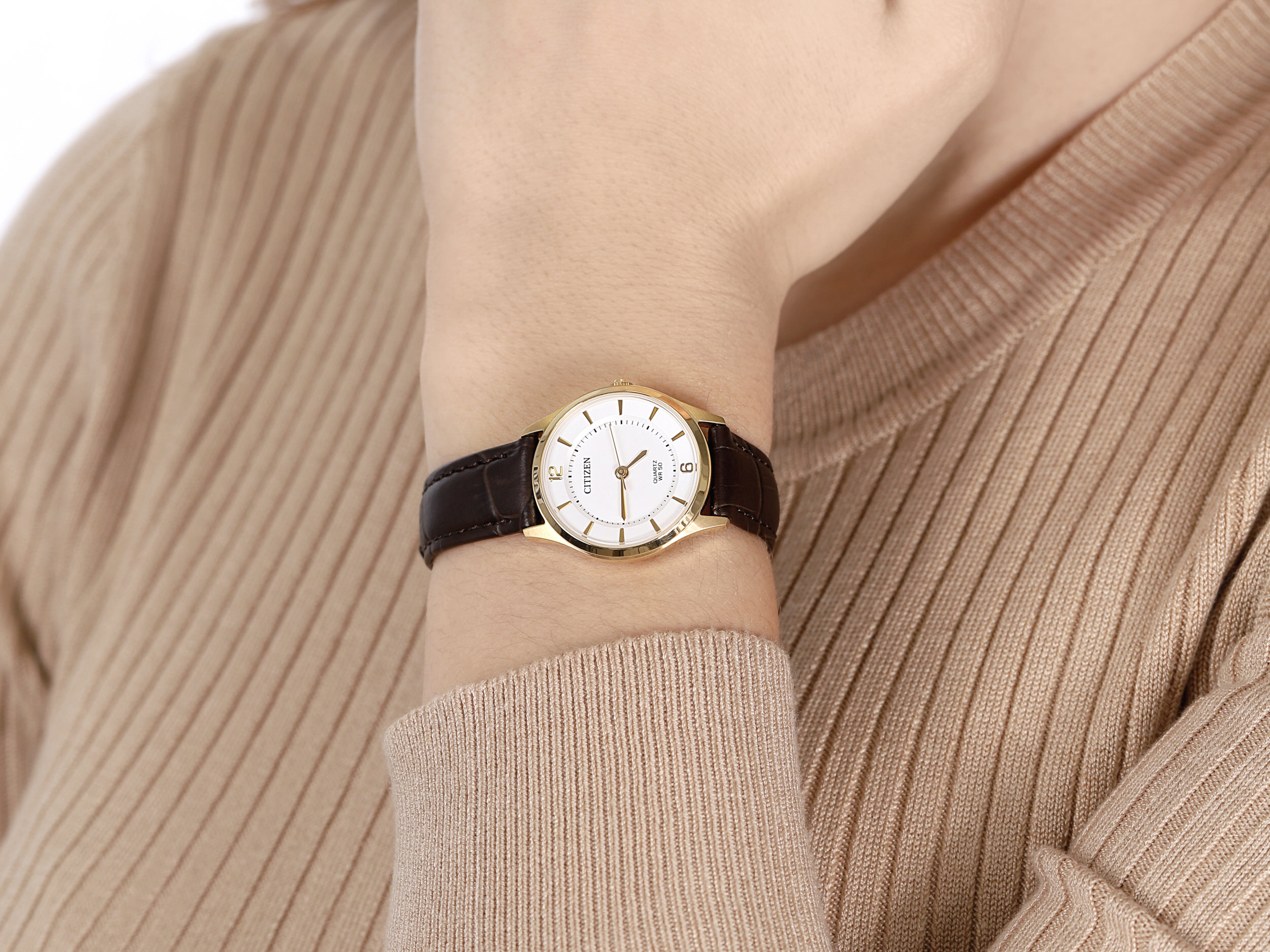 Citizen ER0203-00B zegarek dla dzieci Leather - miniatura 4