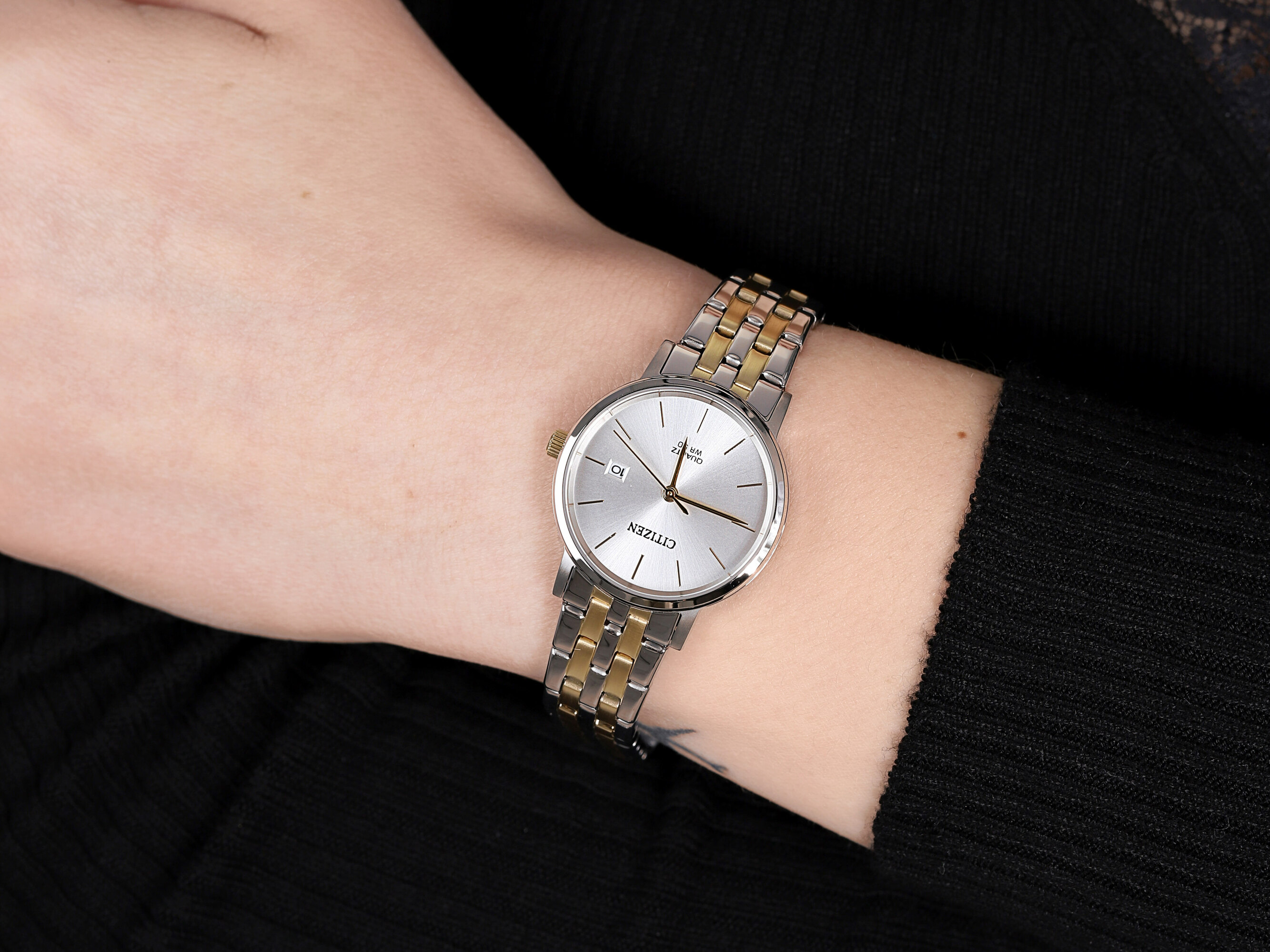 Citizen EU6094-53A zegarek srebrny klasyczny Elegance bransoleta - miniatura 4