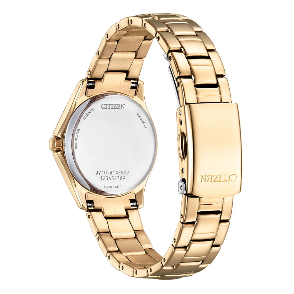 Citizen FE1253-80X damski zegarek Ecodrive bransoleta - miniatura 3