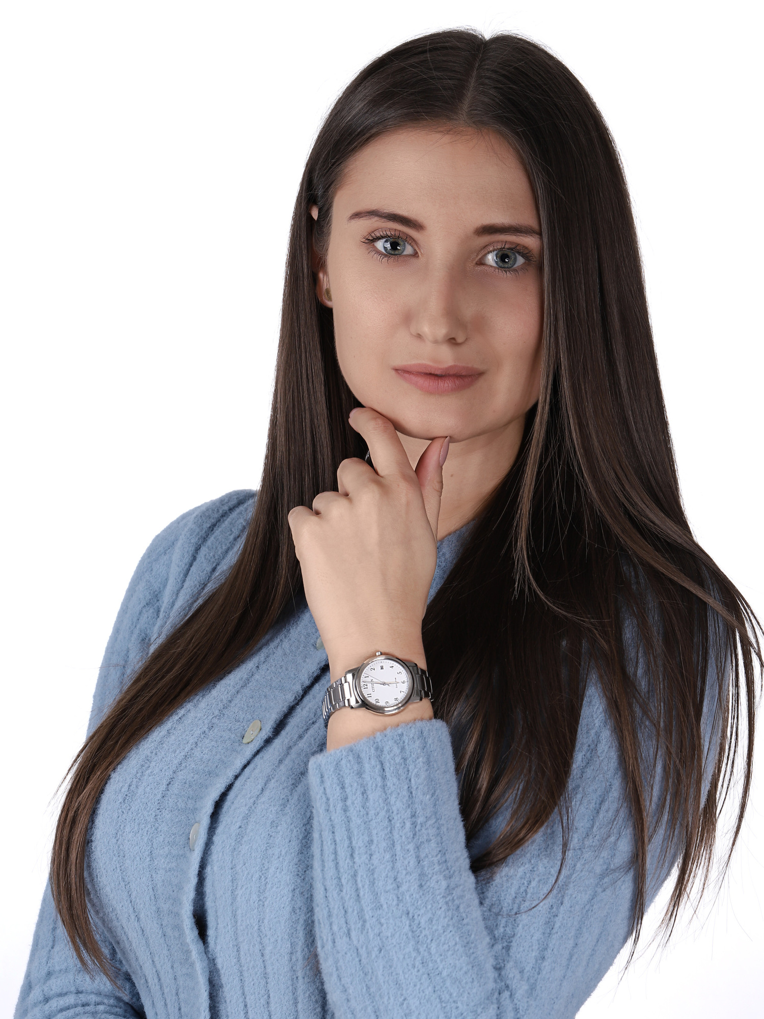 Citizen FE6011-81A Ecodrive klasyczny zegarek srebrny - miniatura 2