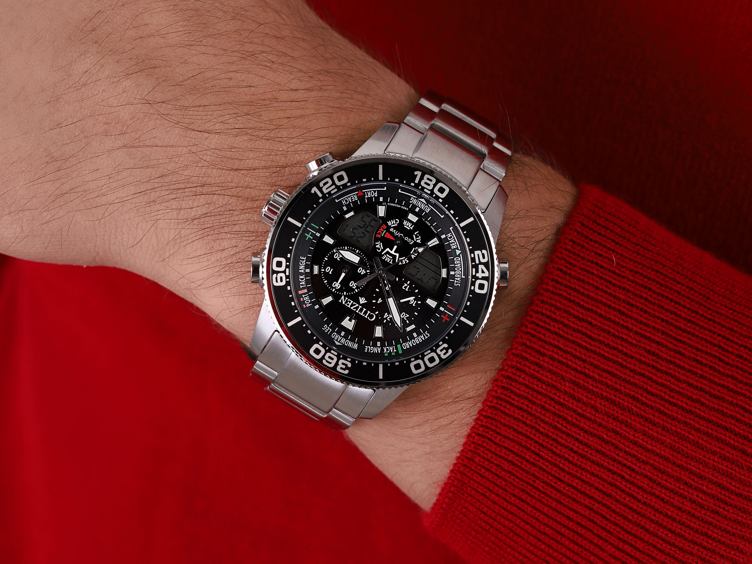 Citizen JR4060-88E PROMASTER MARINE ECO-DRIVE YACHT zegarek sportowy Promaster - miniatura 4
