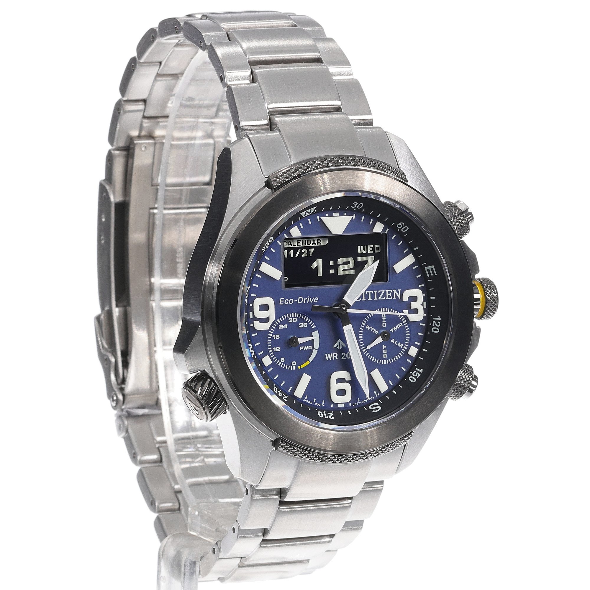 Citizen JV1006-51L Promaster Promaster Land zegarek męski sportowy szafirowe