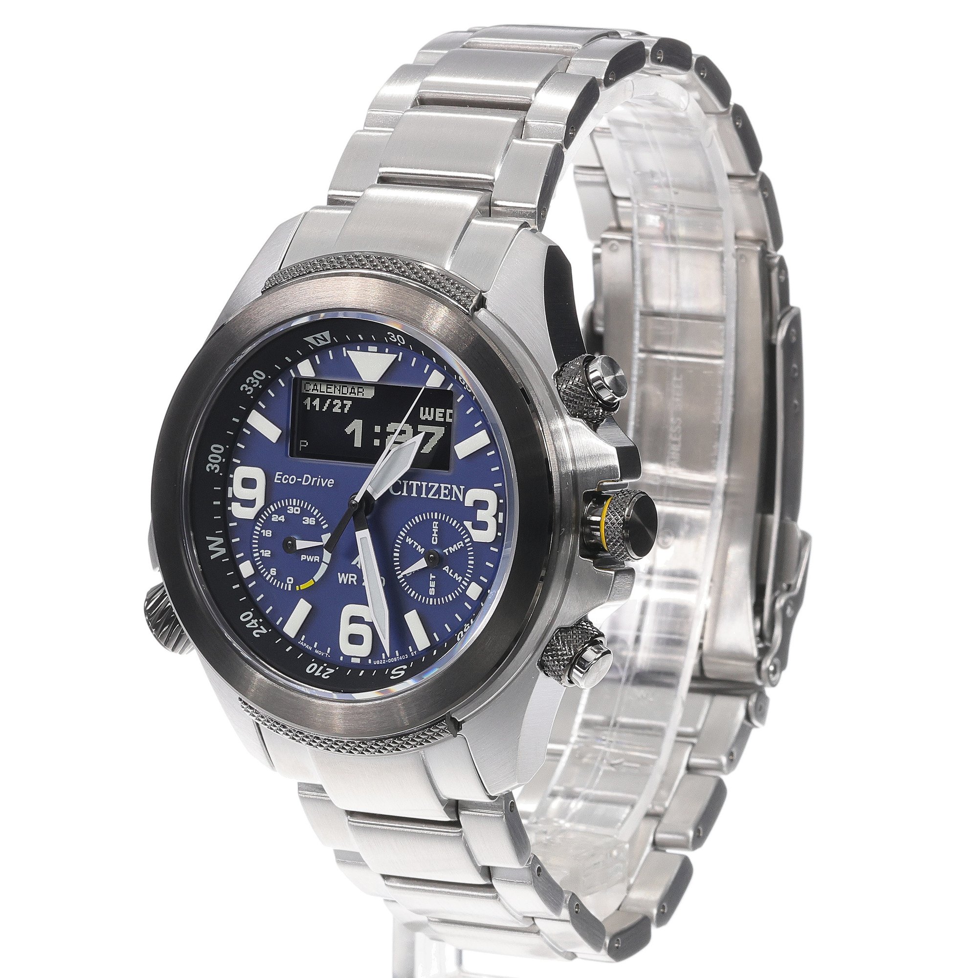 Citizen JV1006-51L Promaster Promaster Land zegarek męski sportowy szafirowe
