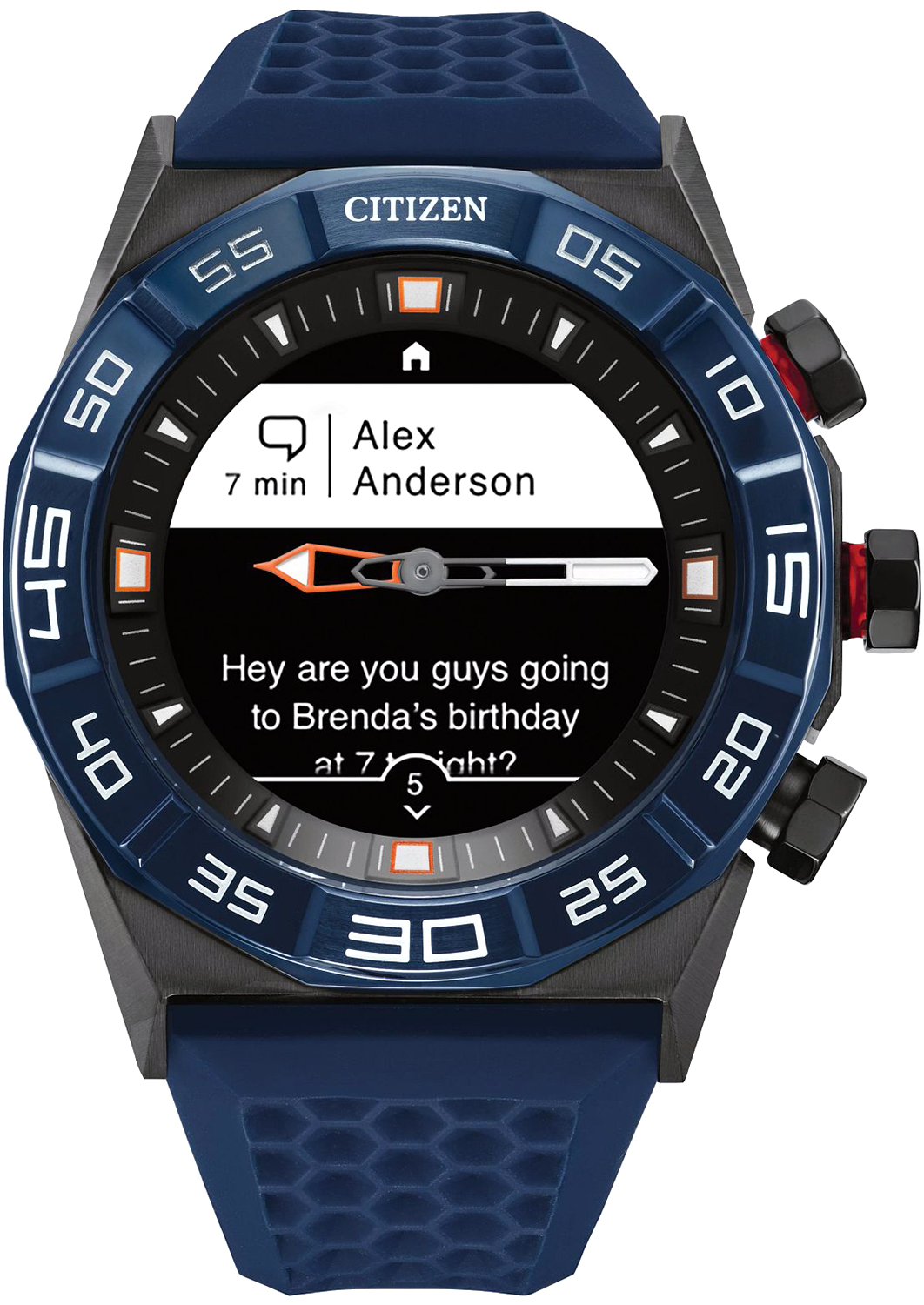 Citizen JX1008-01E smartwatch czarny sportowy CZ Smart pasek - miniatura 4