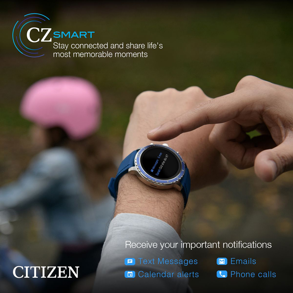 Citizen MX0001-12X zegarek czarny sportowy CZ Smart bransoleta - miniatura 5