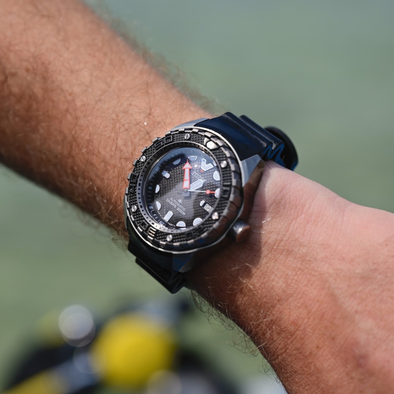 Citizen NB6004-08E PROMASTER AUTOMATIC DIVER 200m Promaster sportowy zegarek szary - miniatura 9