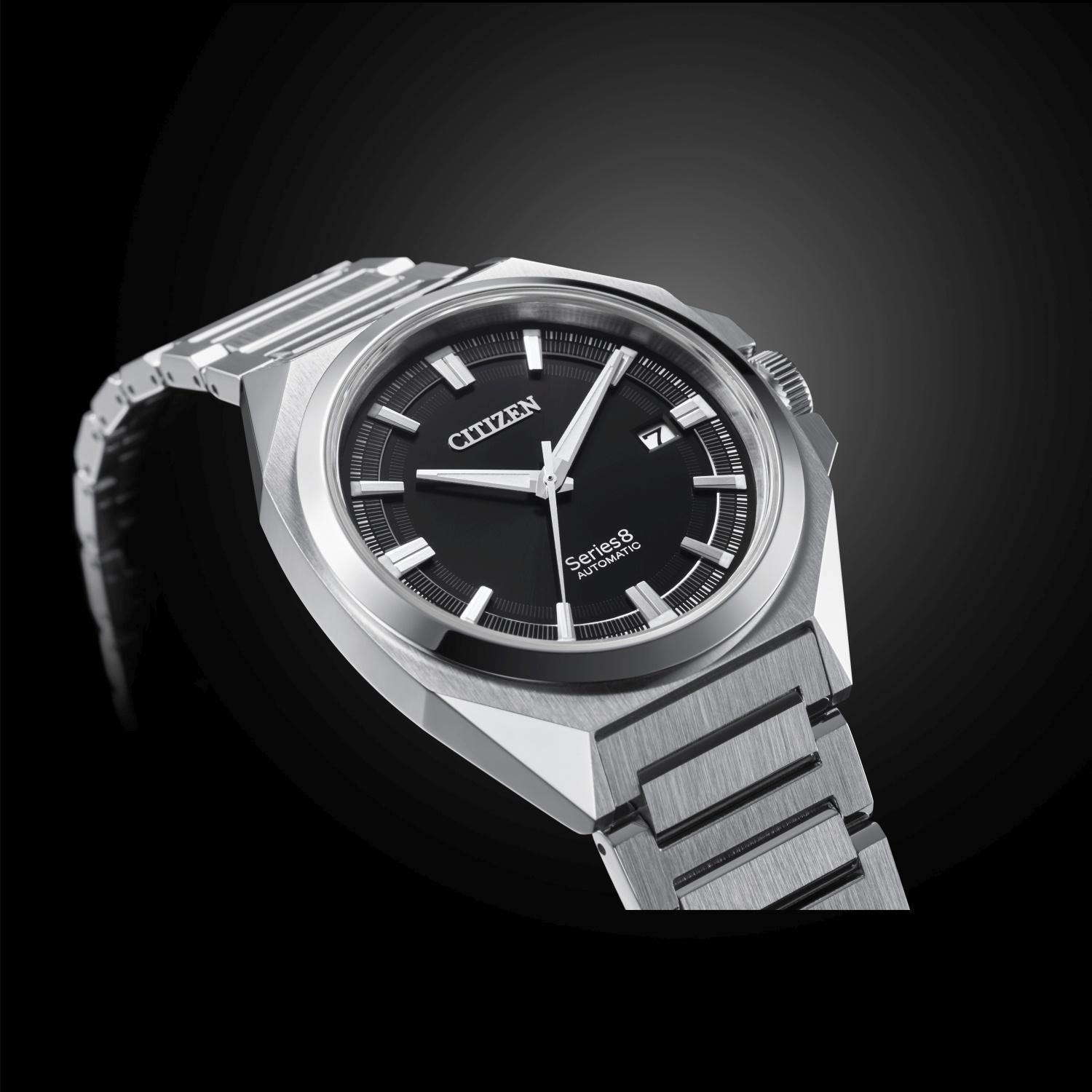 Citizen NB6010-81E SERIES 8 AUTOMATIC Series 8 klasyczny zegarek srebrny - miniatura 9