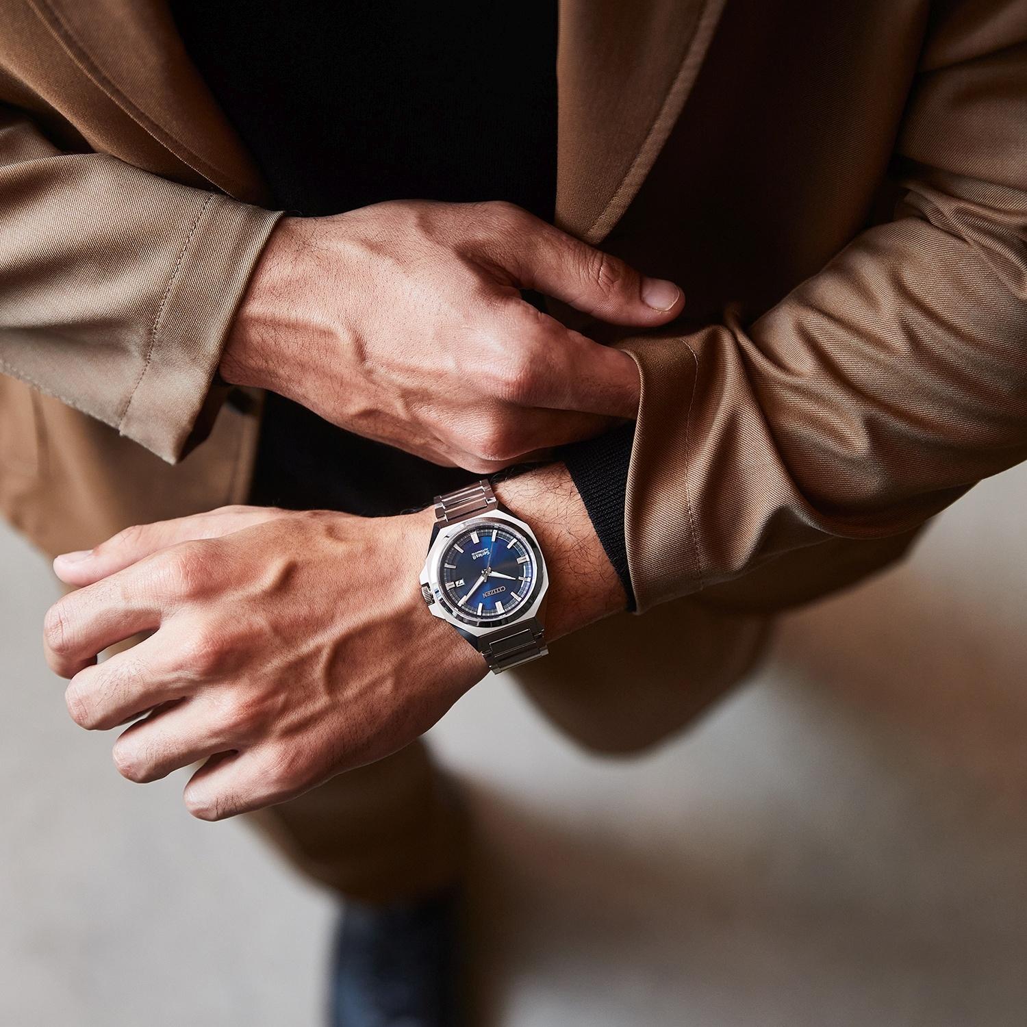 Citizen NB6010-81L Series 8 zegarek męski klasyczny szafirowe - miniatura 8