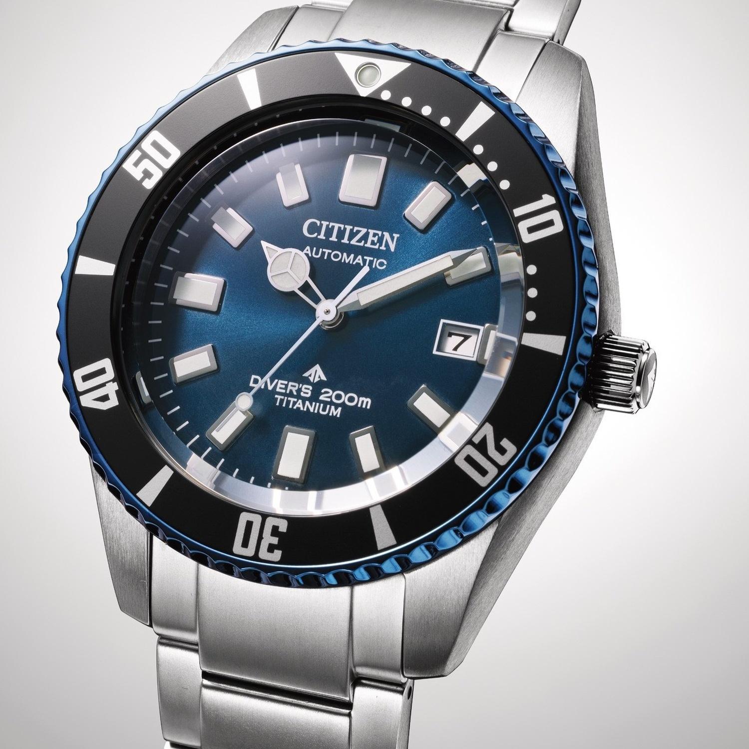 Citizen NB6026-56L zegarek srebrny klasyczny Promaster bransoleta - miniatura 4