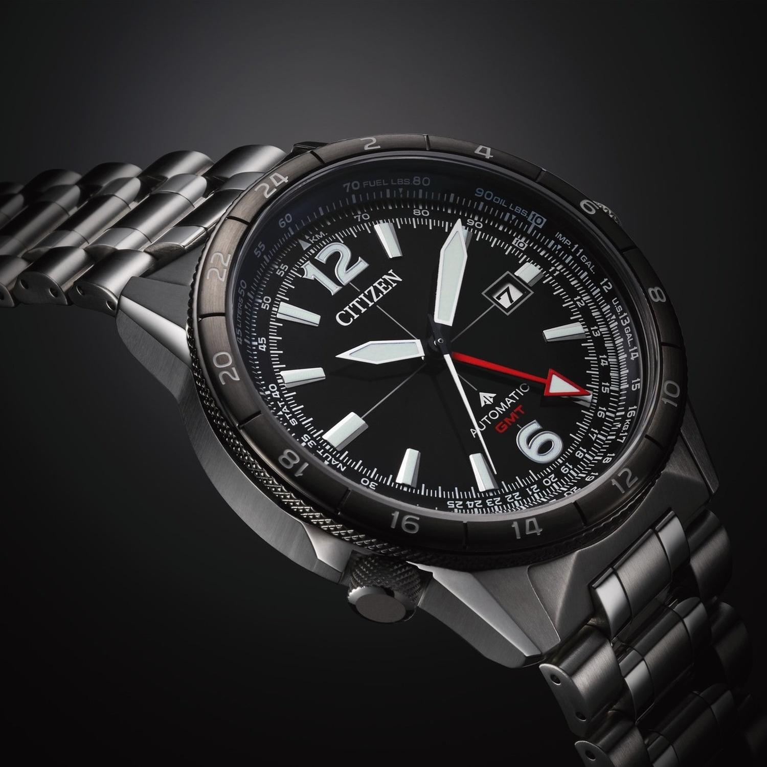 Citizen NB6046-59E zegarek srebrny klasyczny Promaster bransoleta