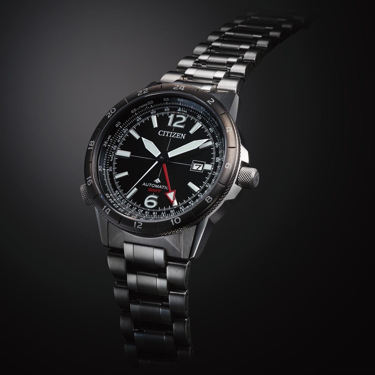 Citizen NB6046-59E zegarek srebrny klasyczny Promaster bransoleta