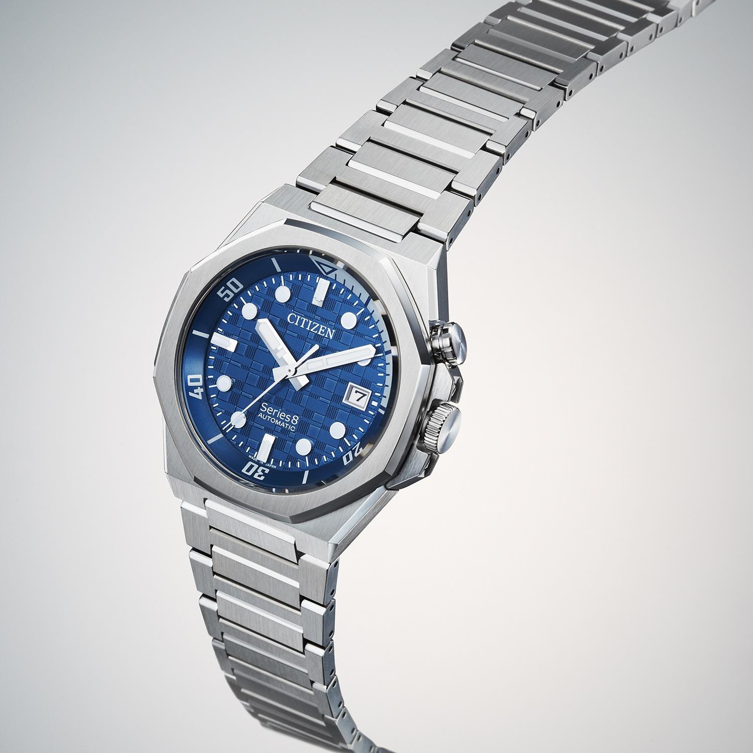 Citizen NB6060-58L zegarek srebrny elegancki Series 8 bransoleta - miniatura 5