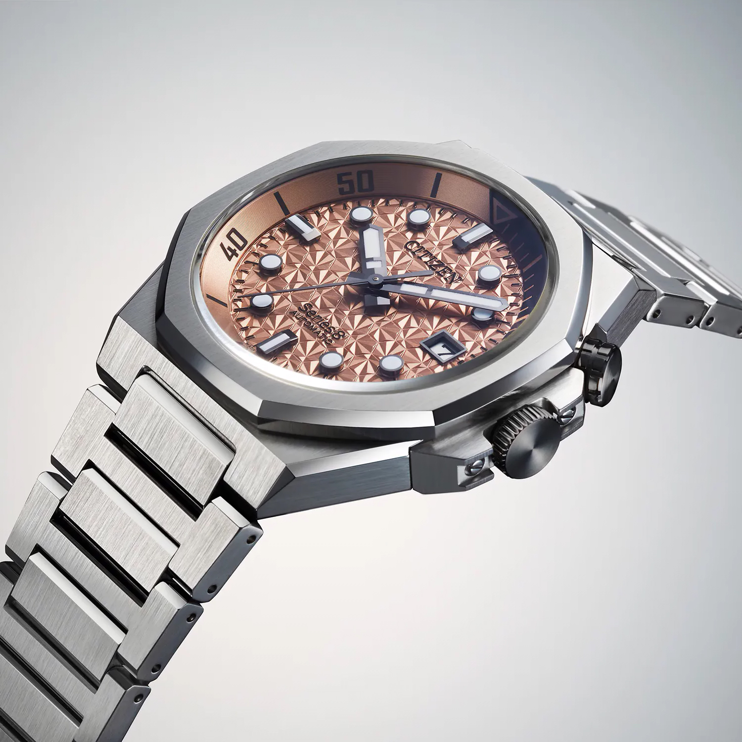 Citizen NB6066-51W Series 8 Series 8 890 Limited Edition zegarek męski elegancki szafirowe - miniatura 5