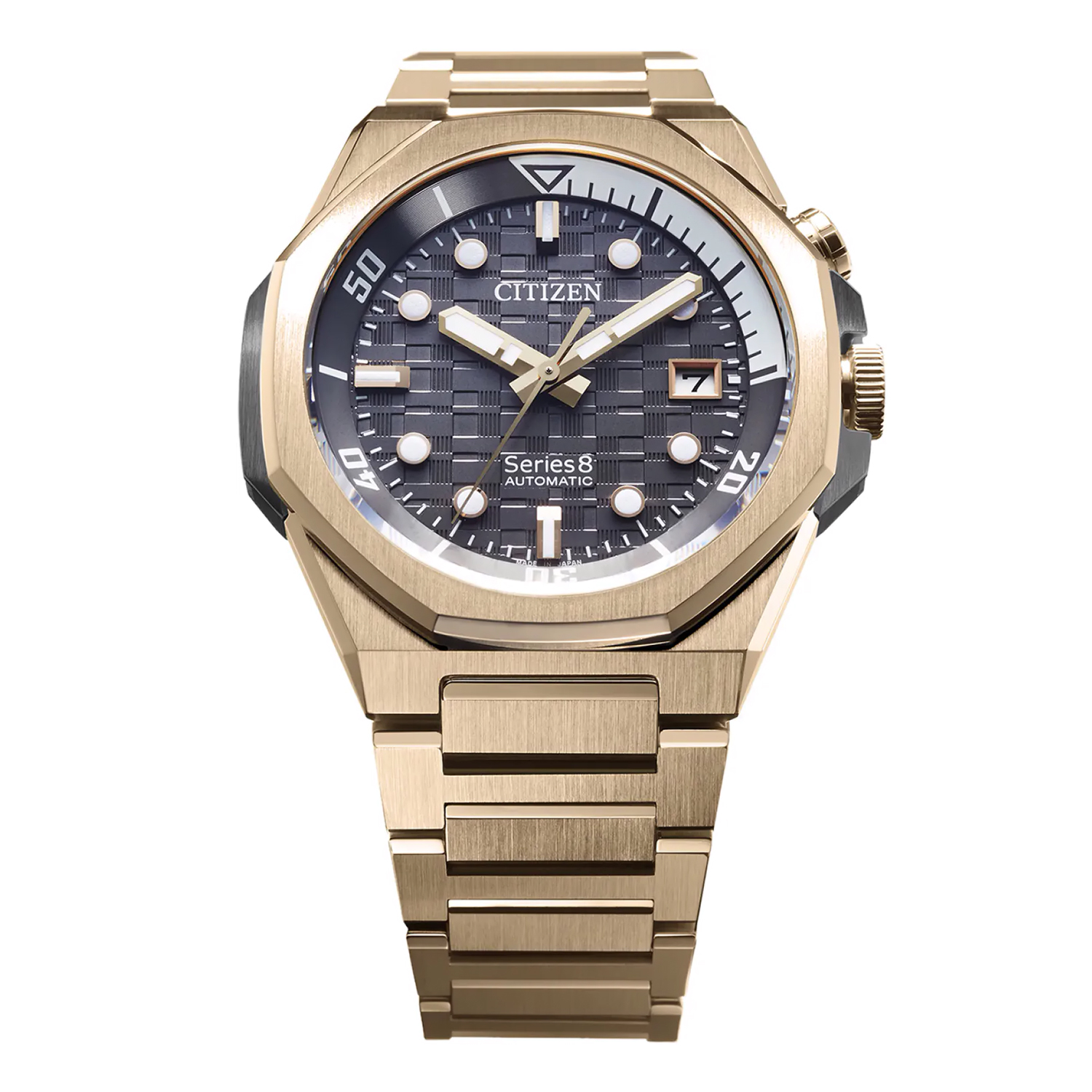 Citizen NB6069-53H zegarek męski Series 8 różowe złoto - miniatura 4