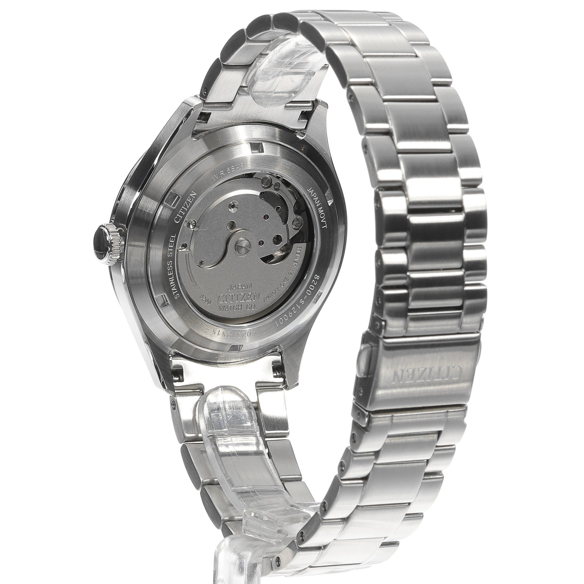 Citizen NH8391-51AE zegarek srebrny klasyczny Męskie bransoleta - miniatura 4