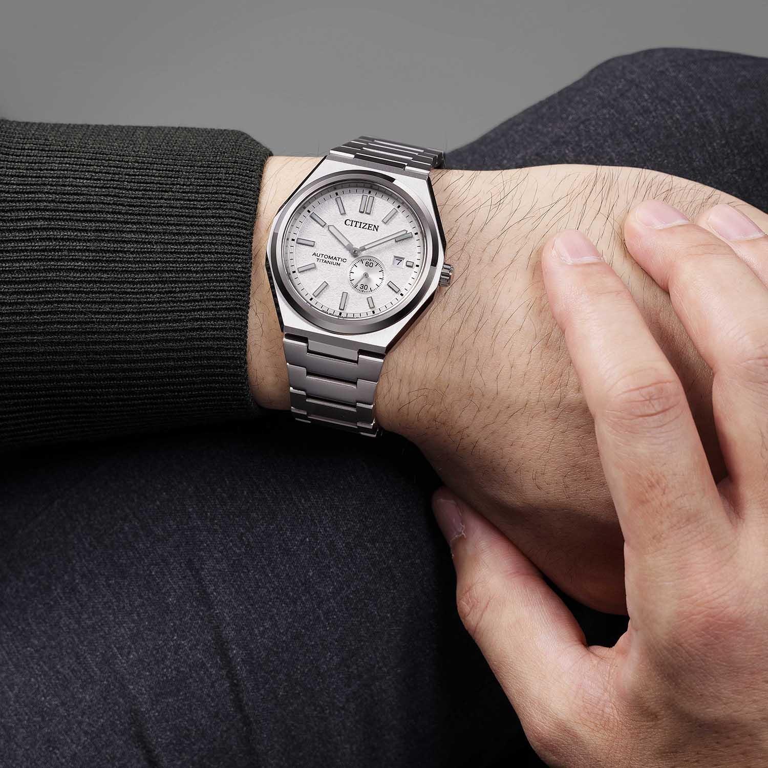 Citizen NJ0180-80A Automatic Titanium zegarek klasyczny Automat - miniatura 6