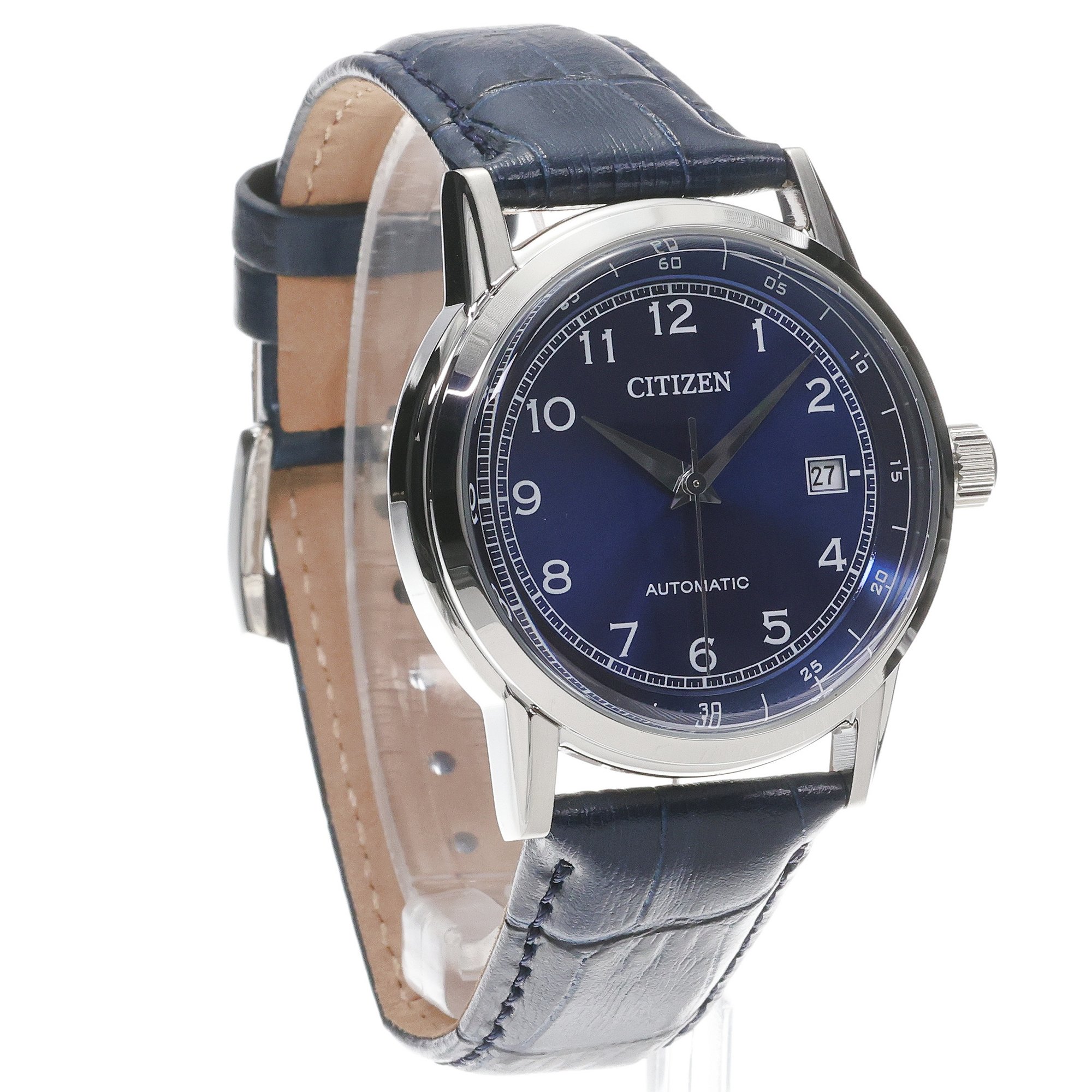Citizen NJ0210-13L Classic Mechanical Męskie klasyczny zegarek srebrny - miniatura 3