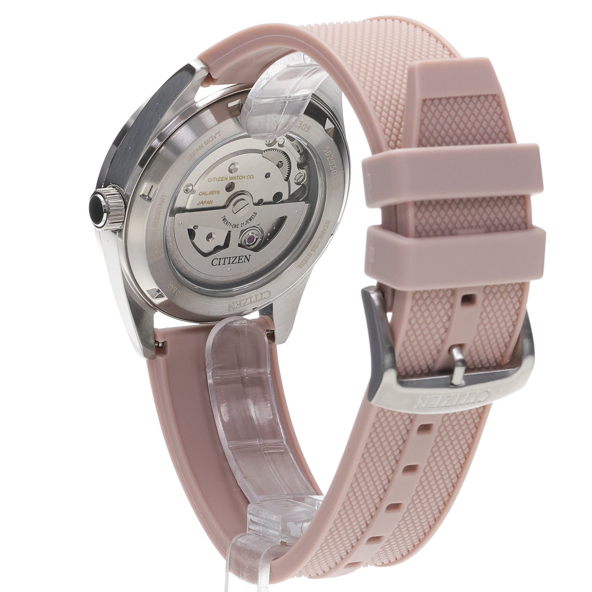 Citizen NJ0229-07A zegarek srebrny klasyczny Damskie pasek