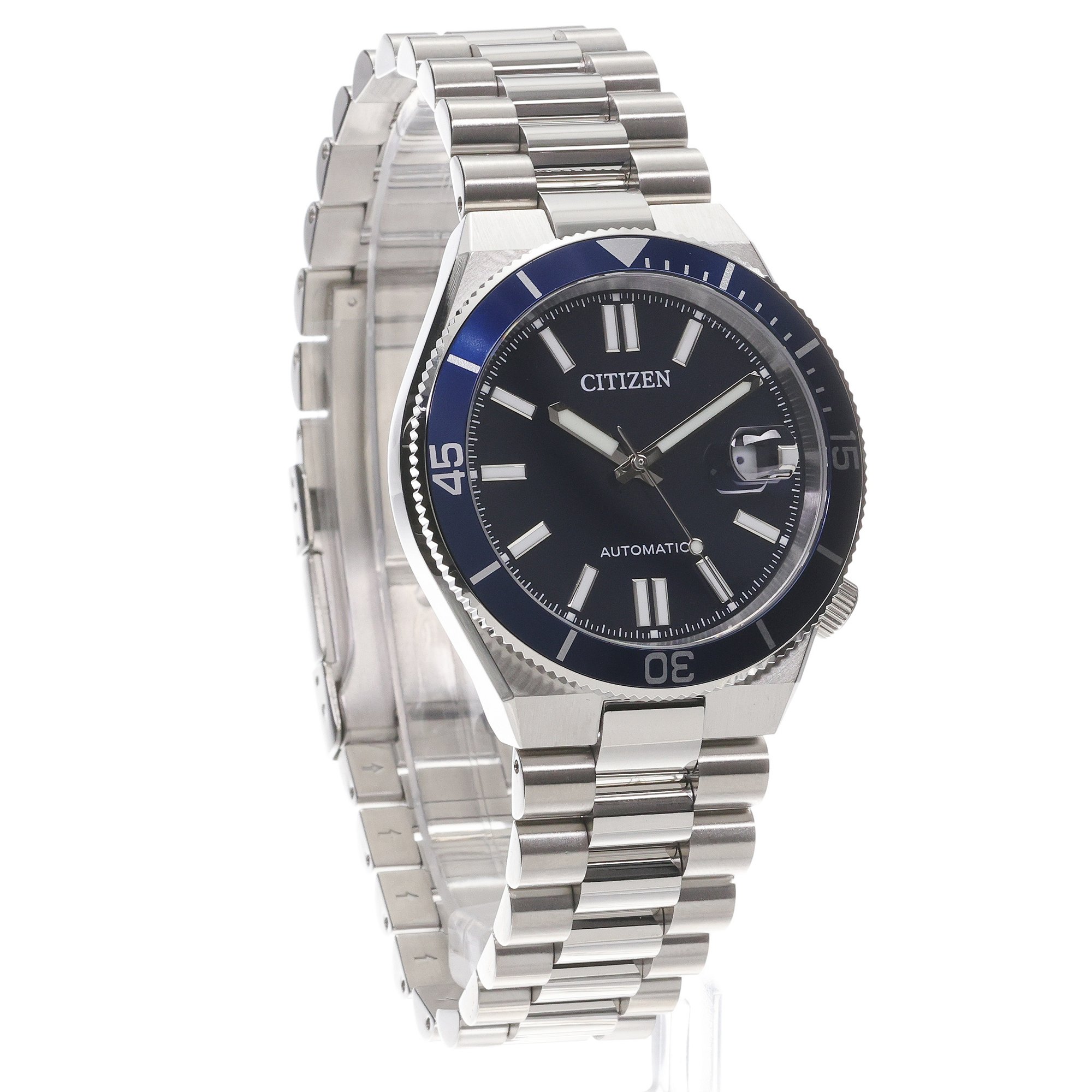 Citizen NJ0230-59L Tsuyosa Shore Automatic Męskie klasyczny zegarek srebrny - miniatura 3