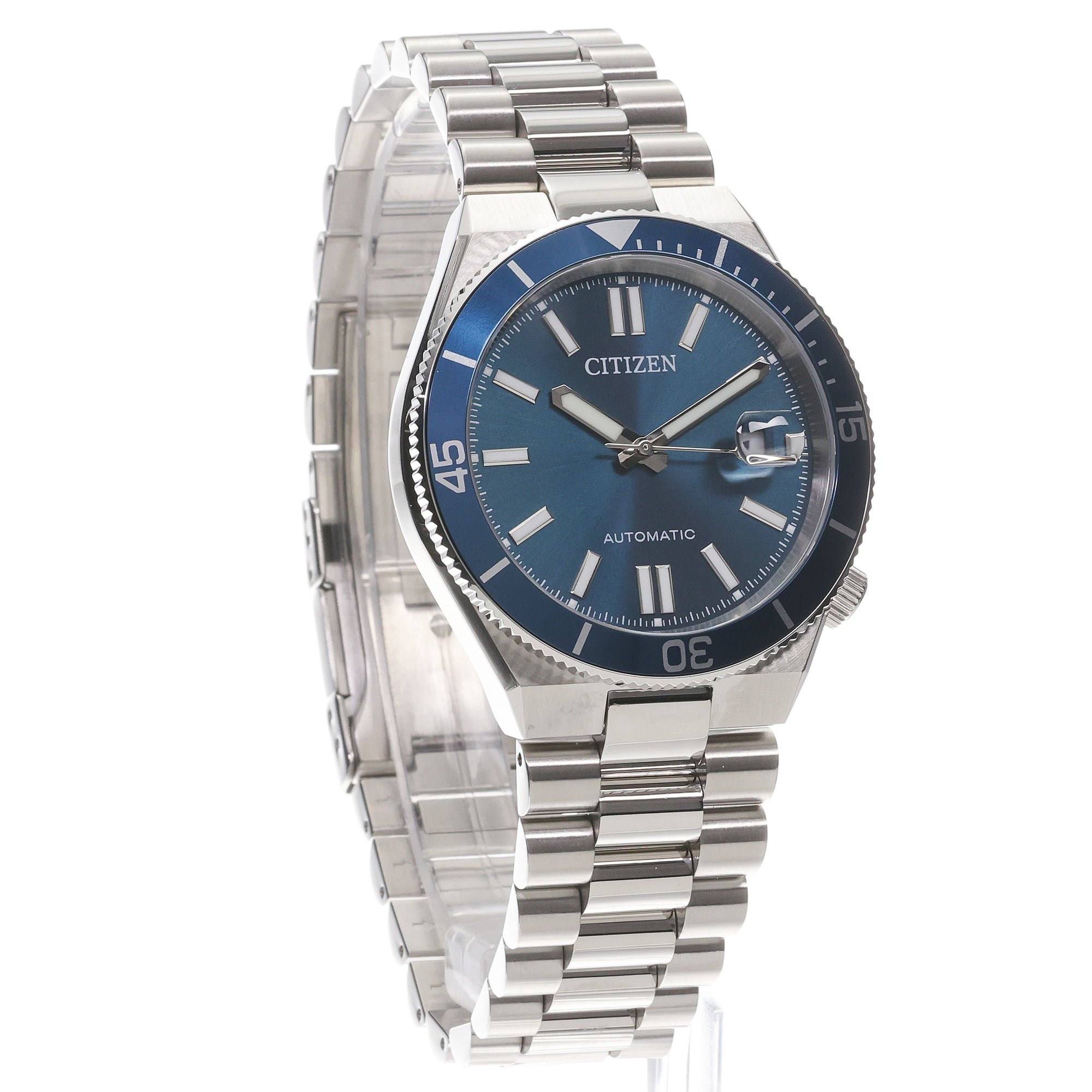 Citizen NJ0231-56L Tsuyosa Shore Automatic Męskie klasyczny zegarek srebrny - miniatura 3