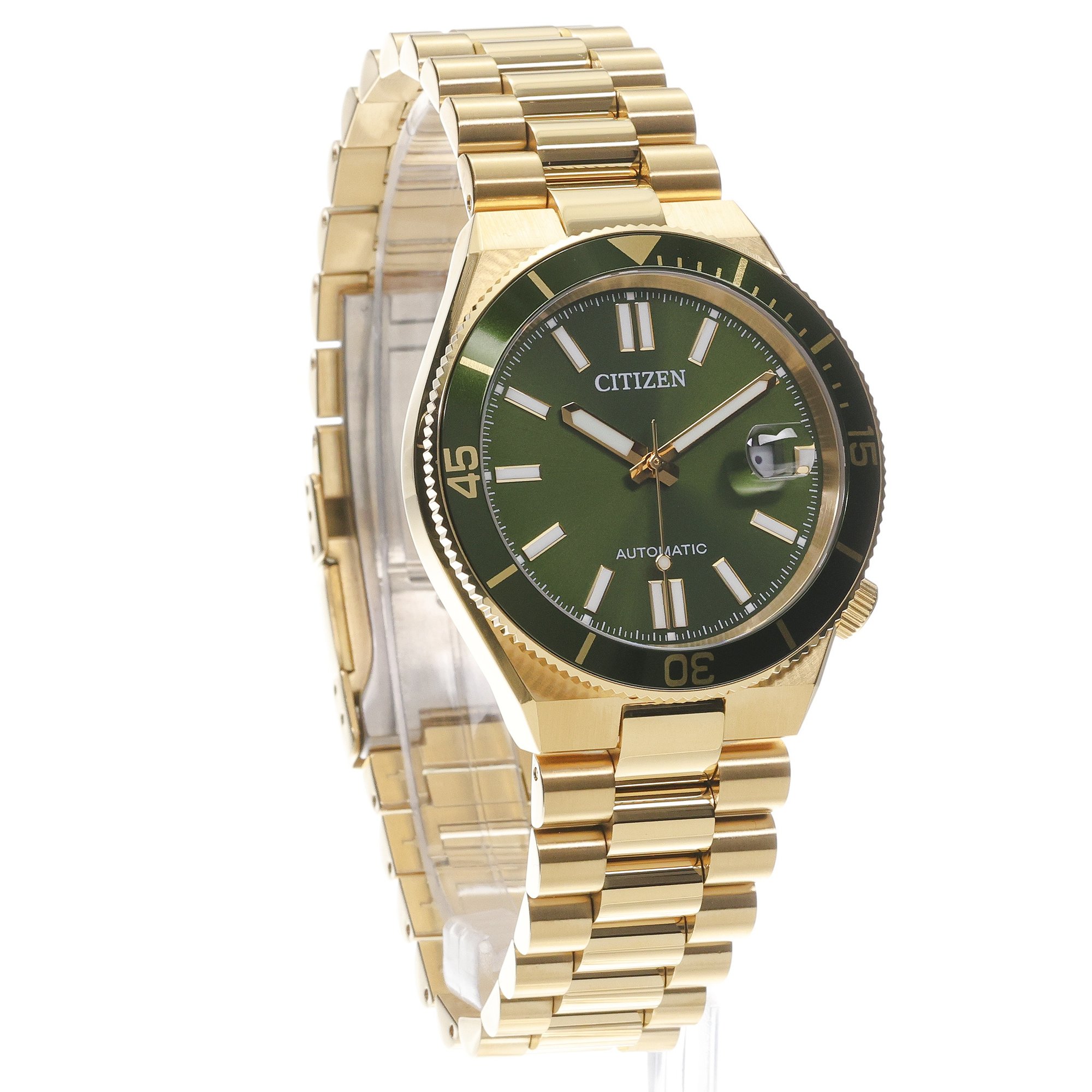 Citizen NJ0232-53X Tsuyosa Shore Automatic Męskie klasyczny zegarek złoty - miniatura 3