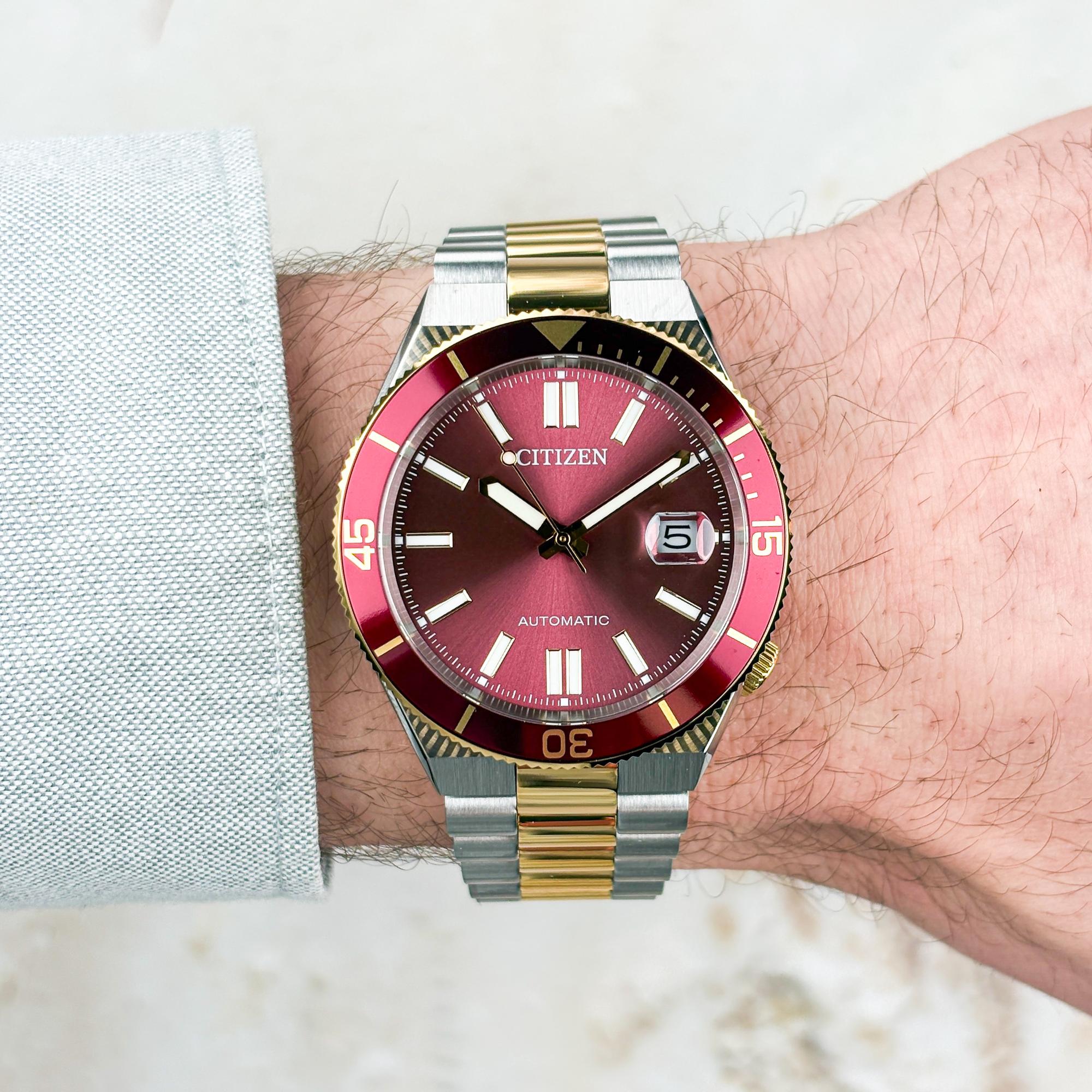 Citizen NJ0234-58X Tsuyosa Shore Automatic Męskie klasyczny zegarek srebrny - miniatura 13