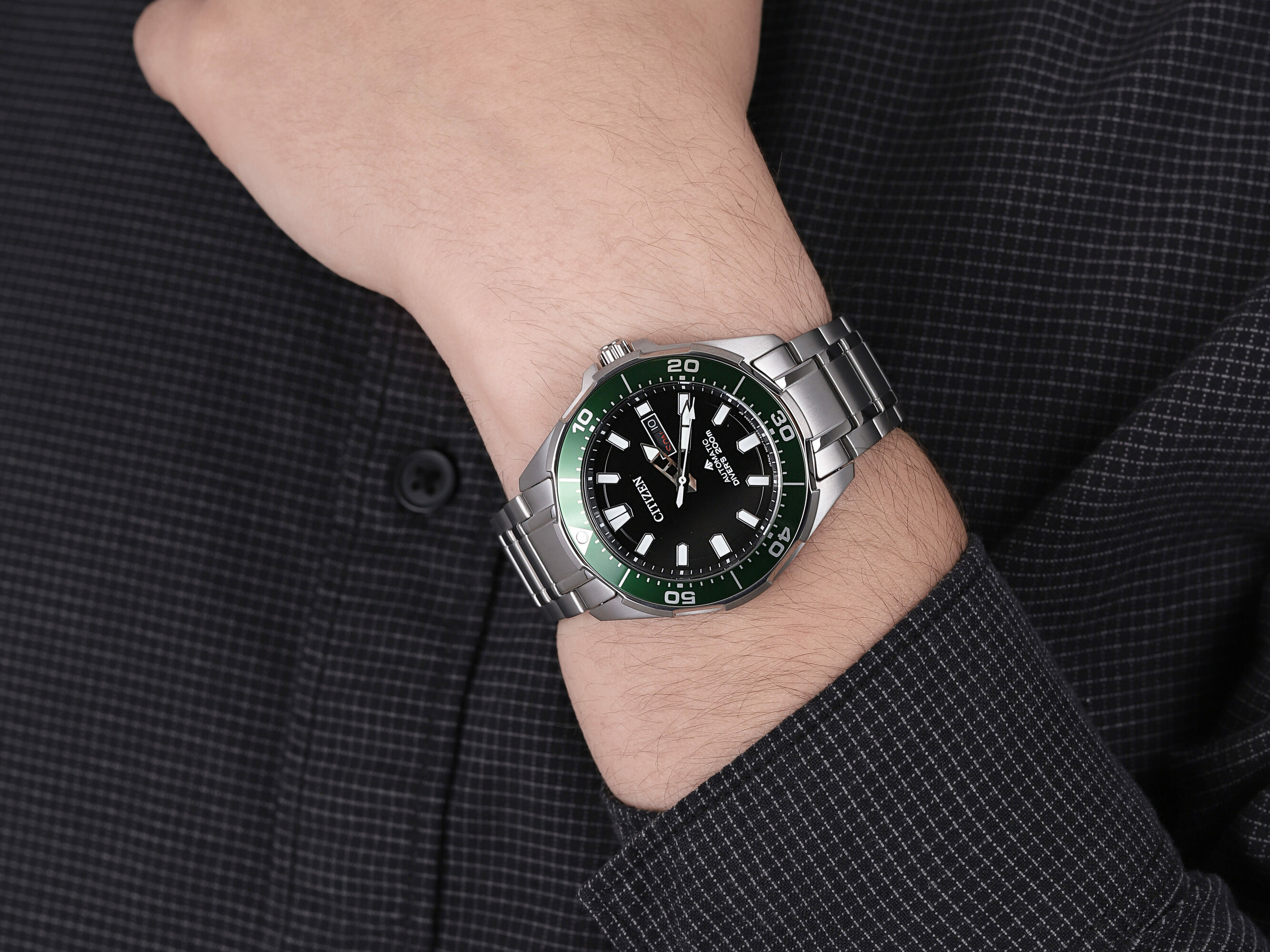 Citizen NY0071-81EE Promaster Divers 200m zegarek męski klasyczny mineralne - miniatura 4