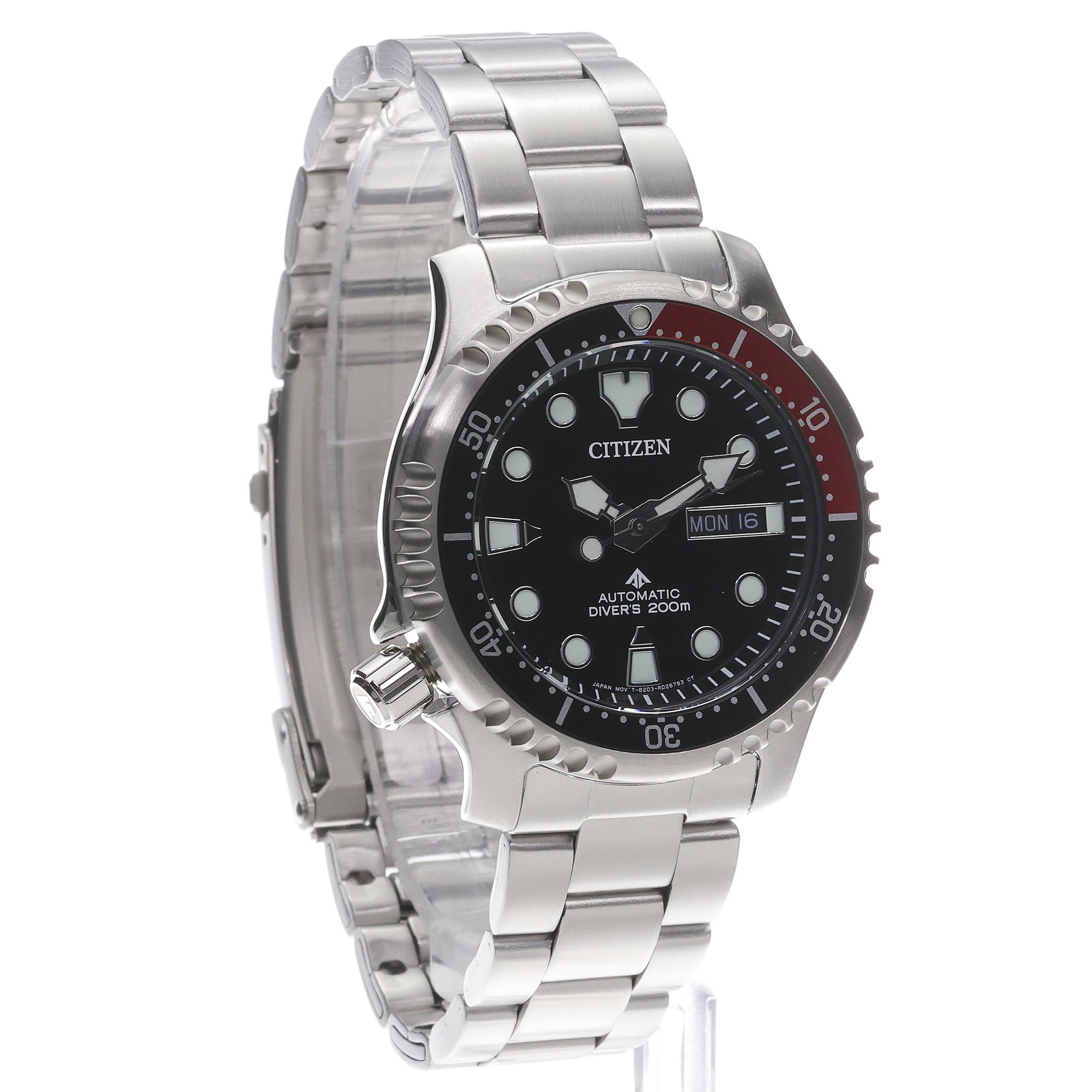 Citizen NY0085-86EC zegarek srebrny klasyczny Promaster bransoleta - miniatura 3