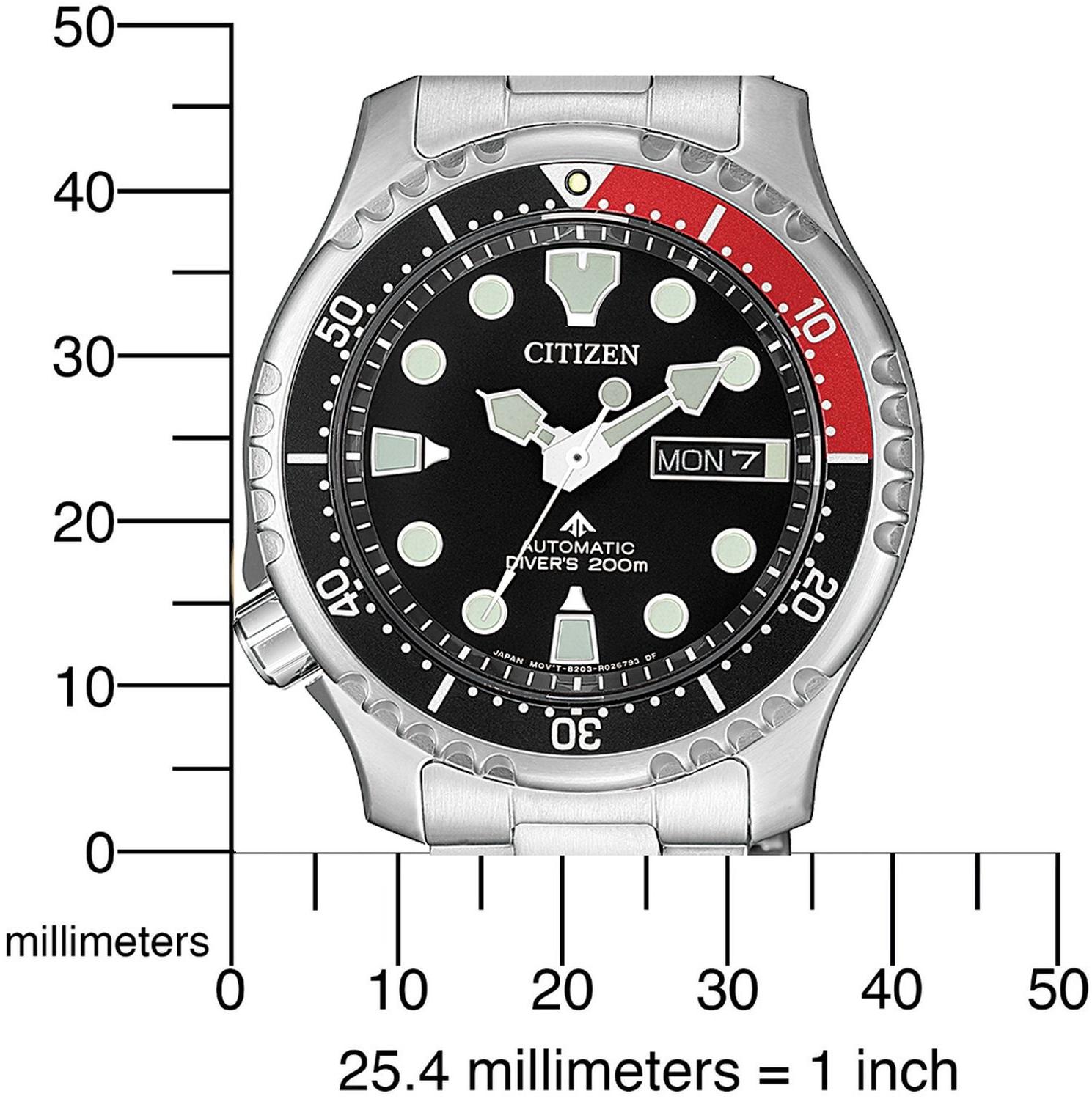 Citizen NY0085-86EE zegarek męski Promaster srebrny