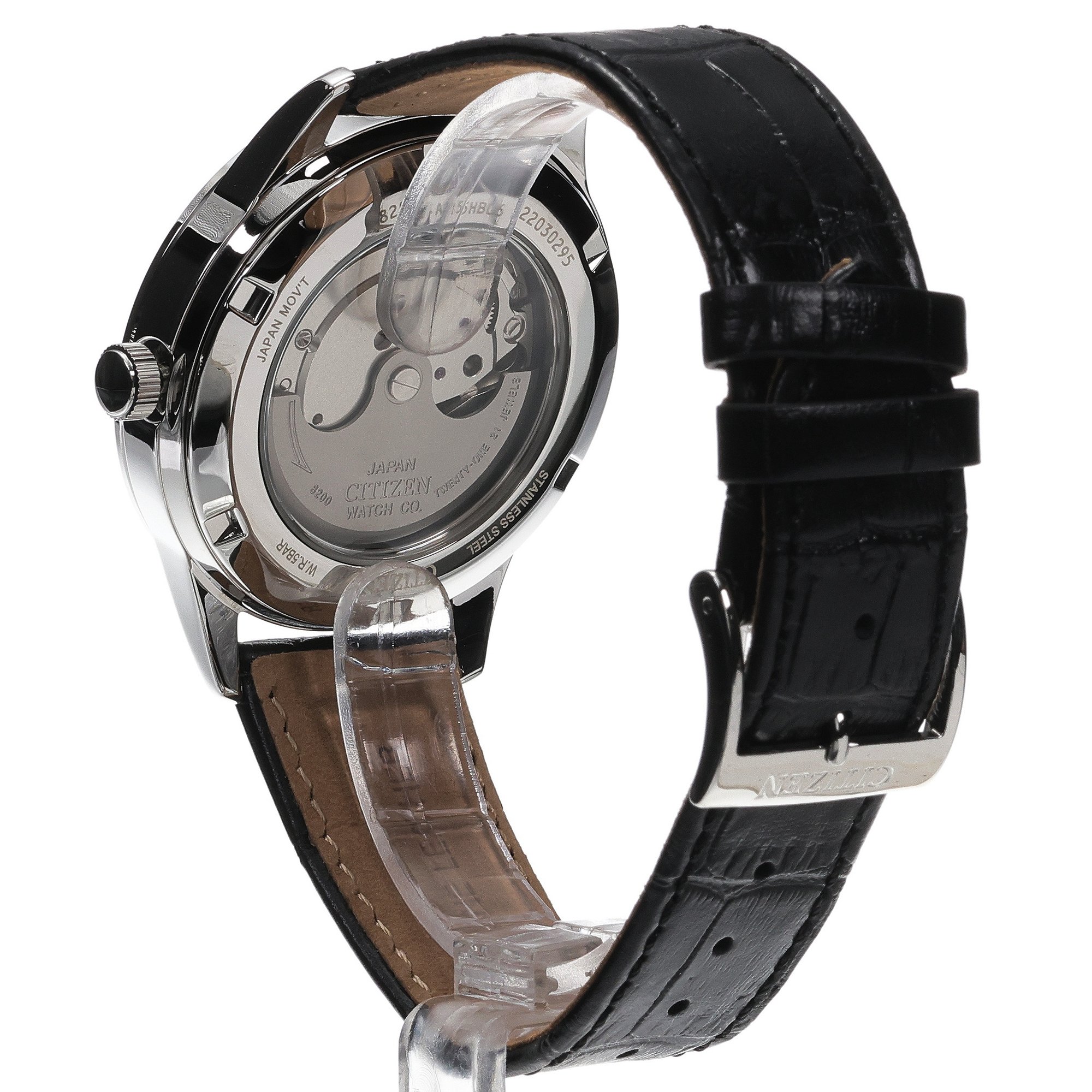 Citizen NY4058-01EE zegarek srebrny klasyczny Automat pasek - miniatura 4