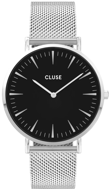 Cluse Gift Box Boho Chic Watch and Bracelet Silver CG10107