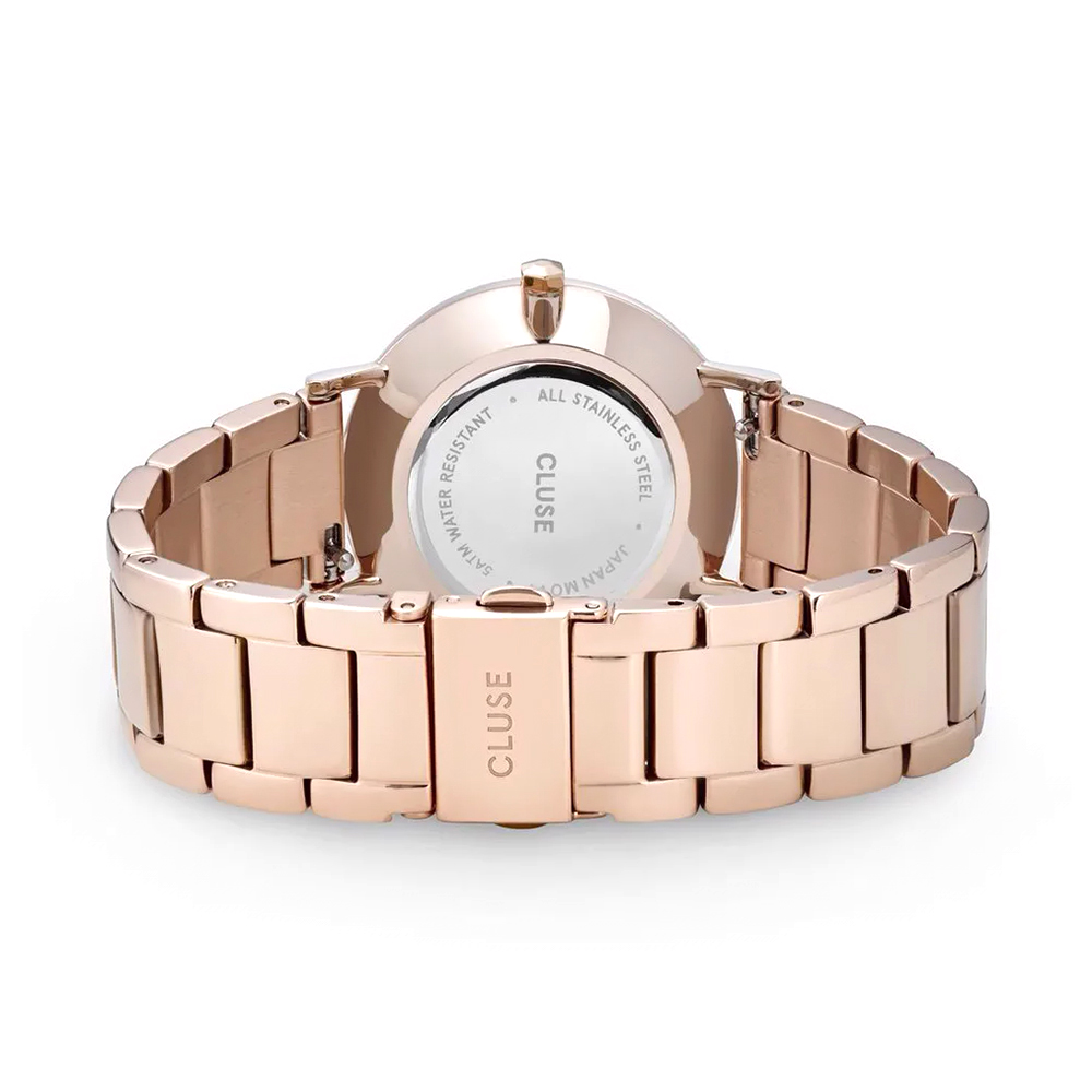 Cluse CG10204 zegarek złoty klasyczny Minuit bransoleta - miniatura 3
