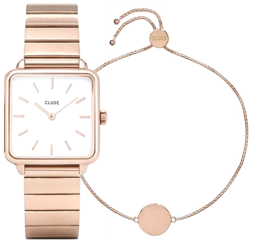 Cluse Gift box La Tétragone Watch & Slider Bracelet CG10304