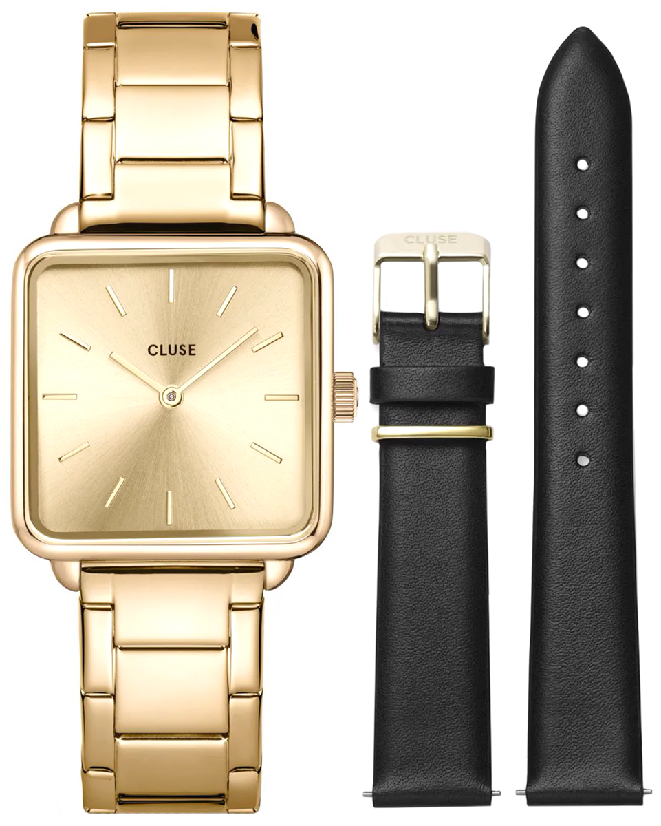 Cluse La Tétragone Steel Gold Gift Box CG10323