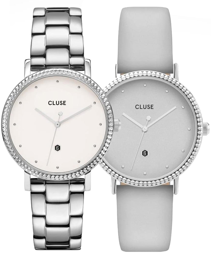 Cluse Gift box Le Couronnement Watches Silver CG11306